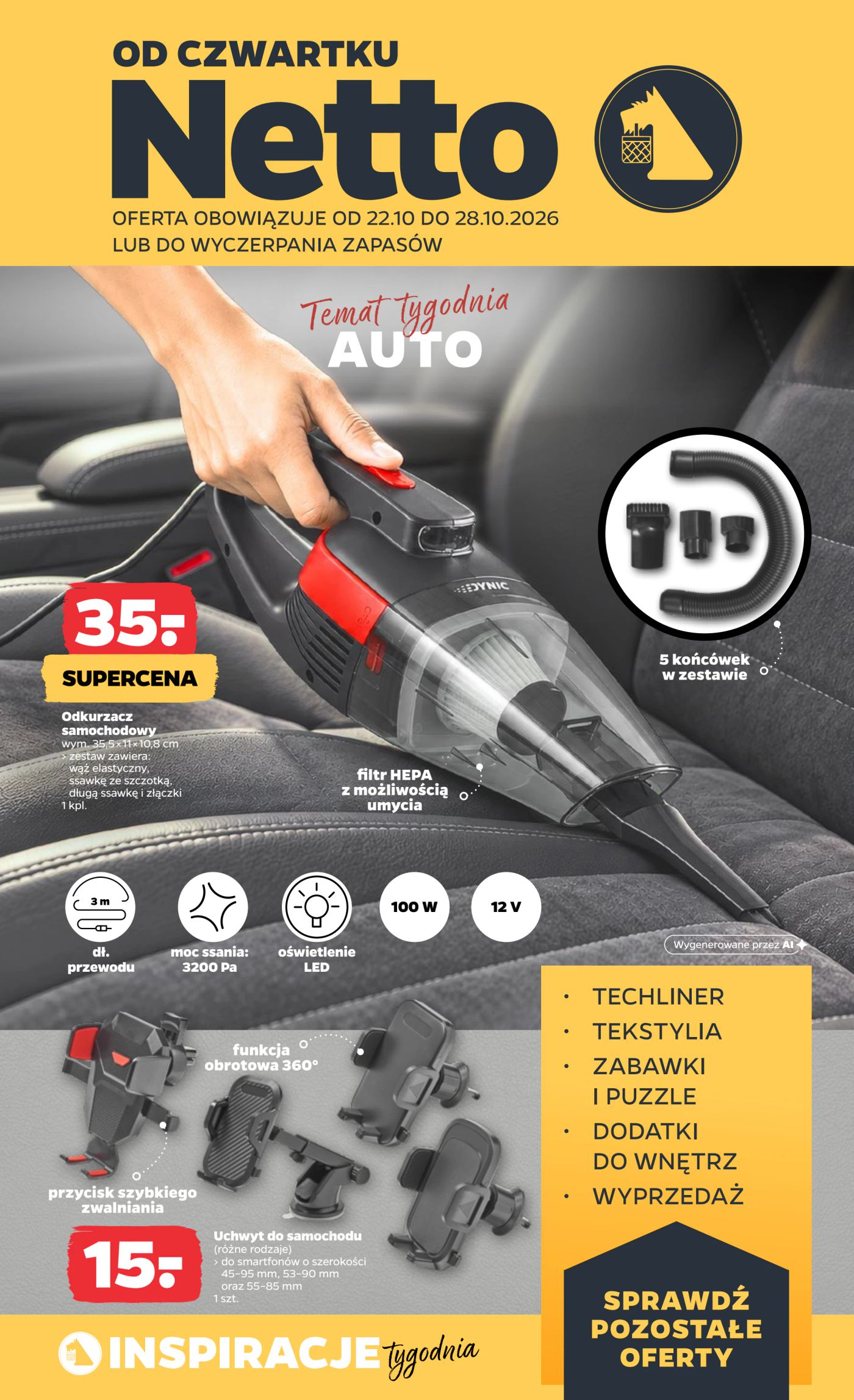 netto - Nowa gazetka Netto - Auto ważna od 22.10.2026 do 28.10.2026