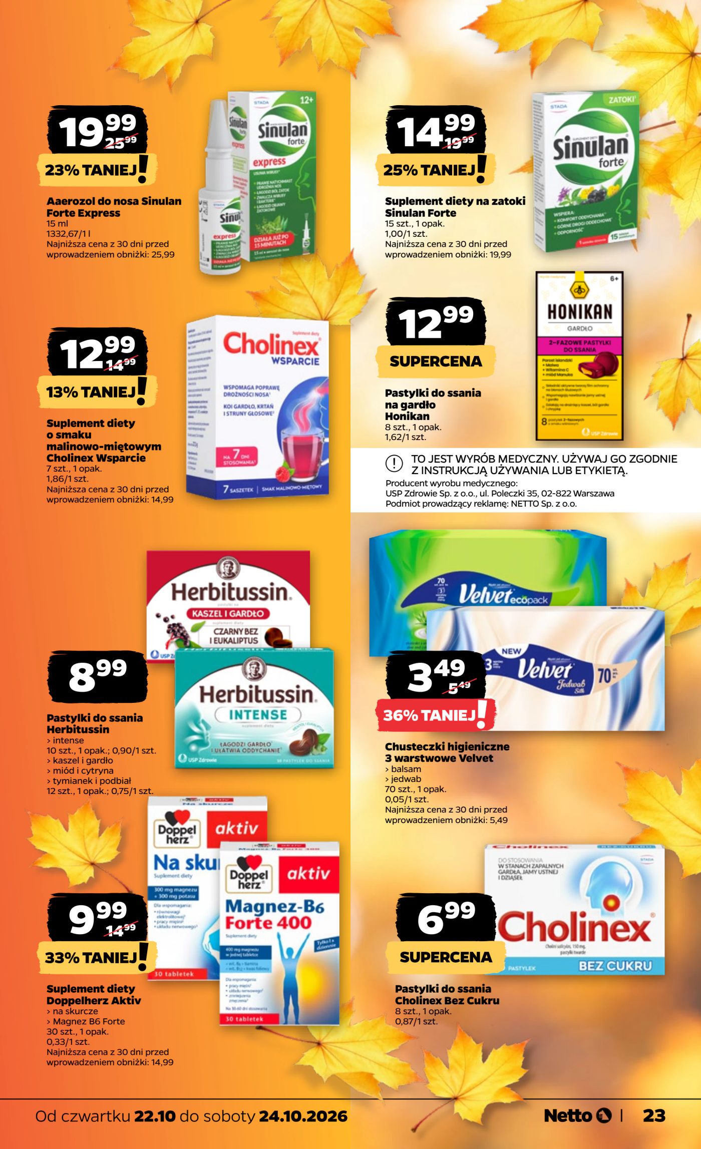 netto - Nowa gazetka Netto - Non Food ważna od 22.10.2026 do 24.10.2026 - page: 23