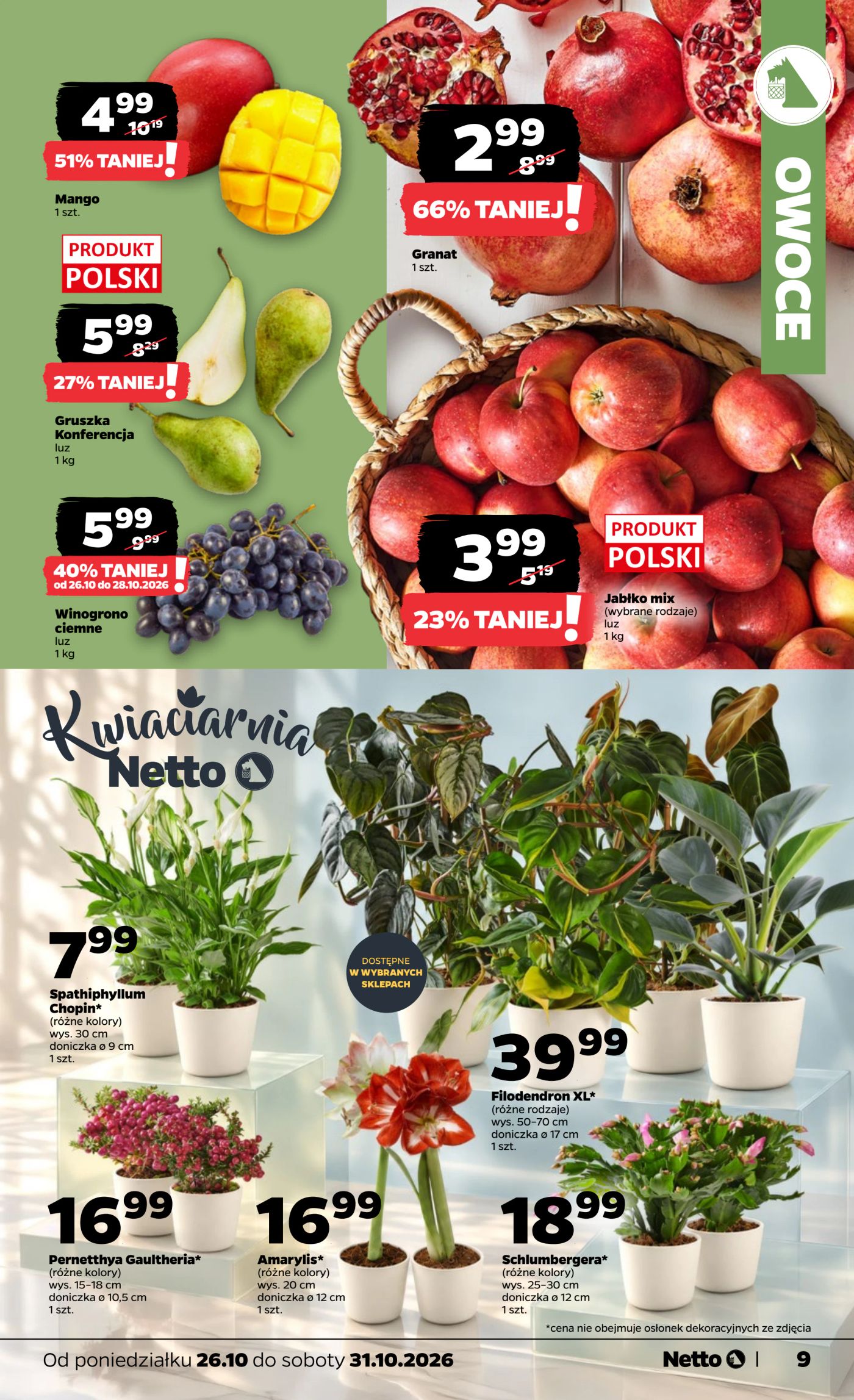 netto - Nowa gazetka Netto - Food ważna od 26.10.2026 do 31.10.2026 - page: 9