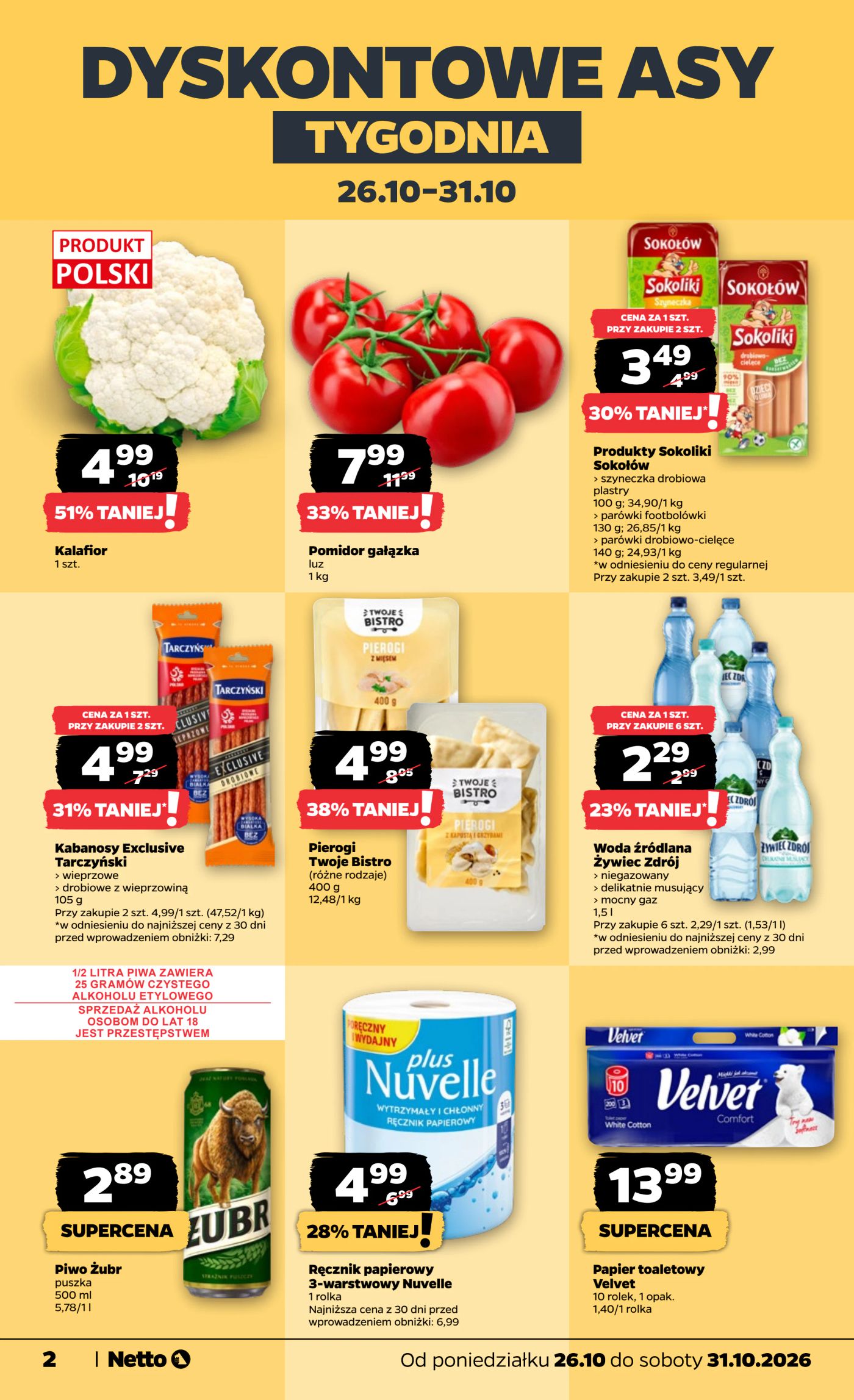 netto - Nowa gazetka Netto - Food ważna od 26.10.2026 do 31.10.2026 - page: 2