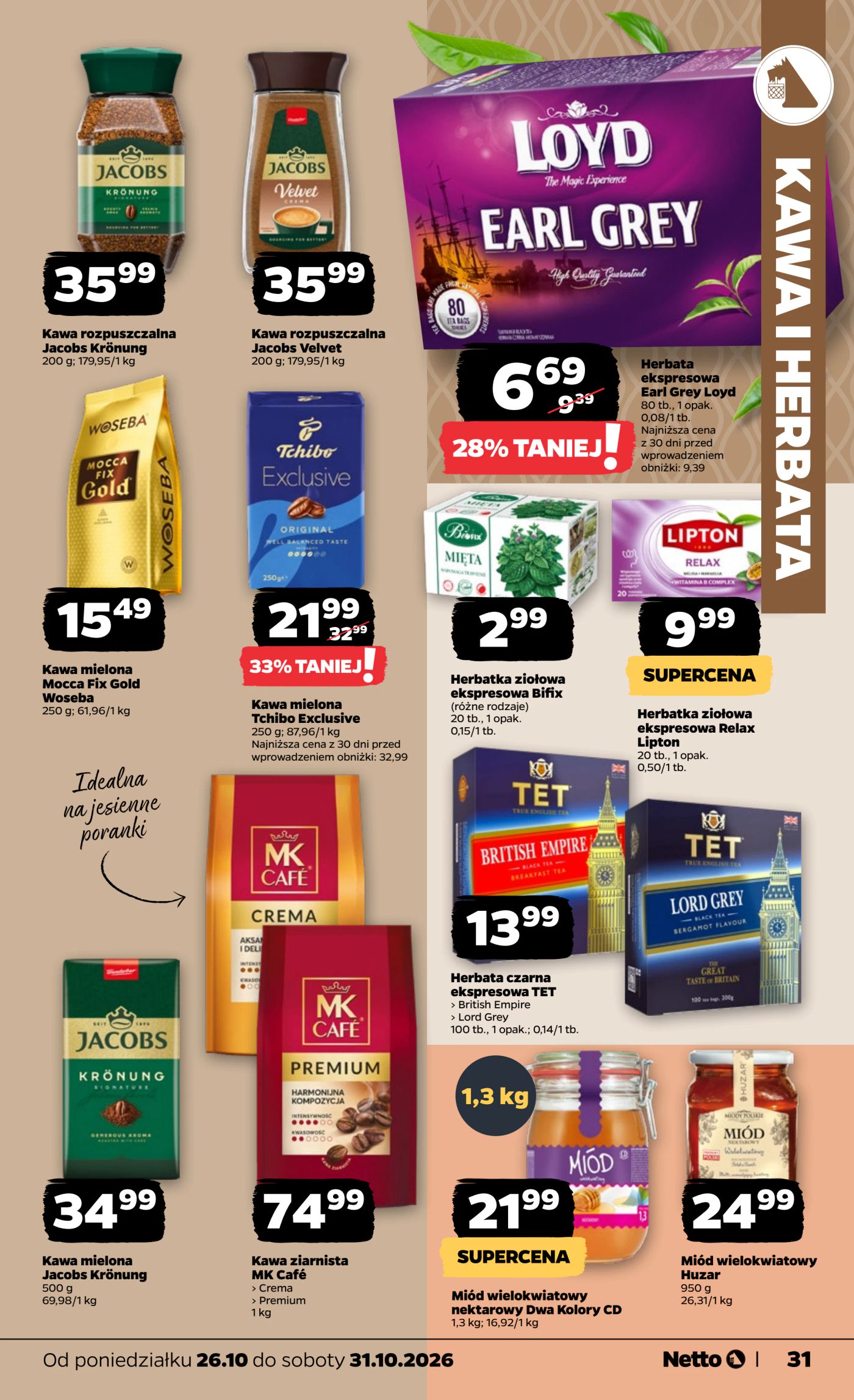netto - Nowa gazetka Netto - Food ważna od 26.10.2026 do 31.10.2026 - page: 31