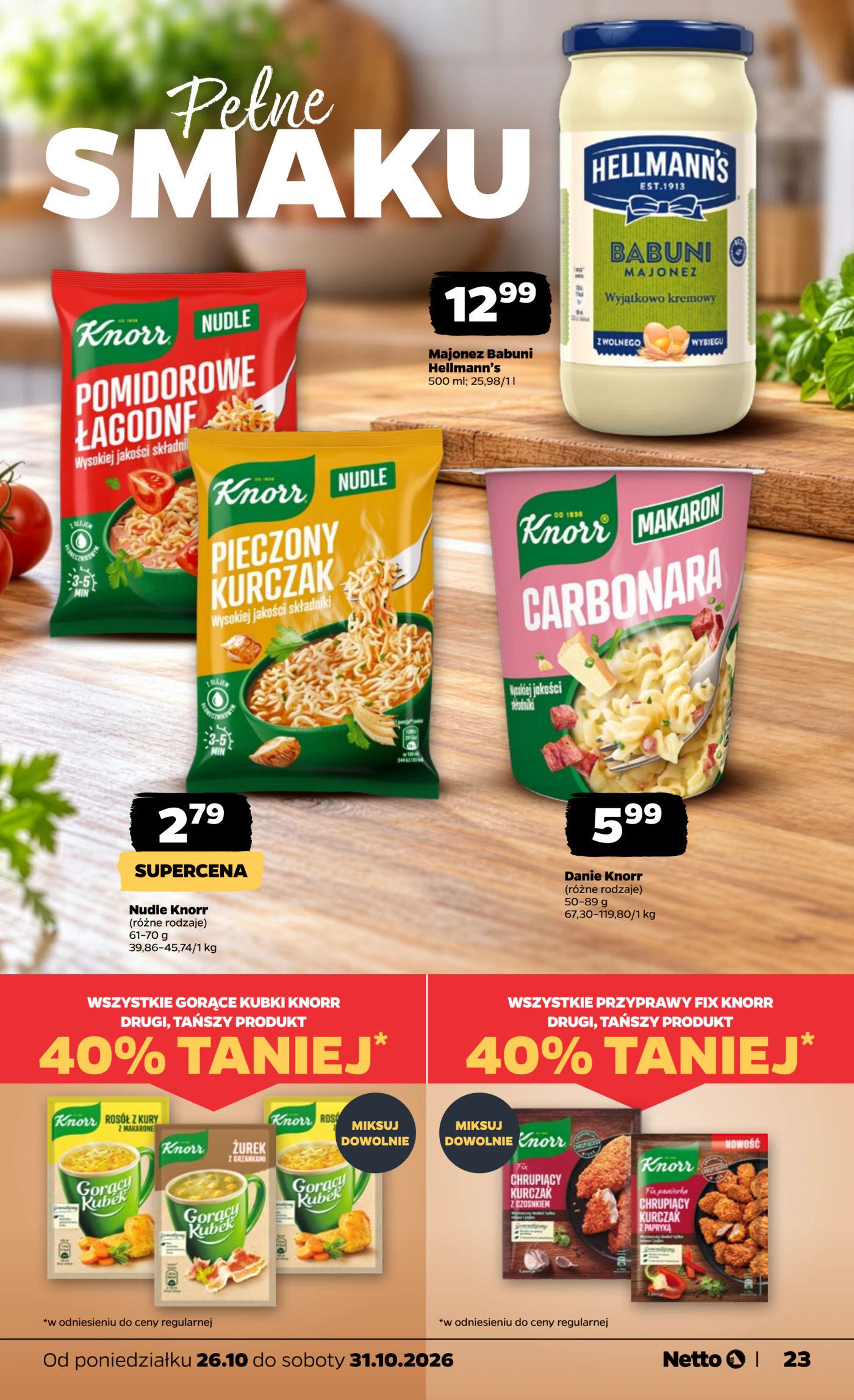 netto - Nowa gazetka Netto - Food ważna od 26.10.2026 do 31.10.2026 - page: 23