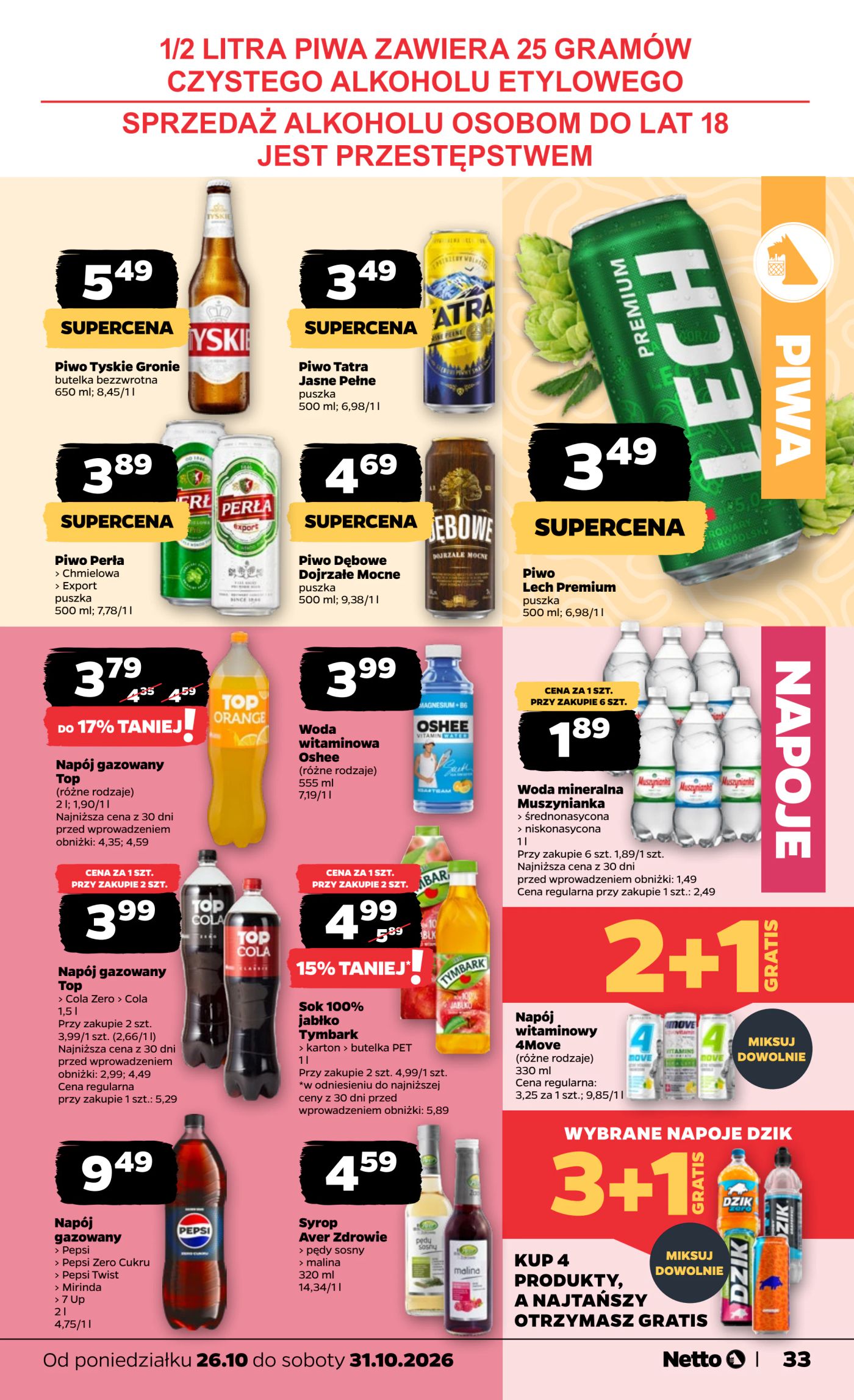 netto - Nowa gazetka Netto - Food ważna od 26.10.2026 do 31.10.2026 - page: 33