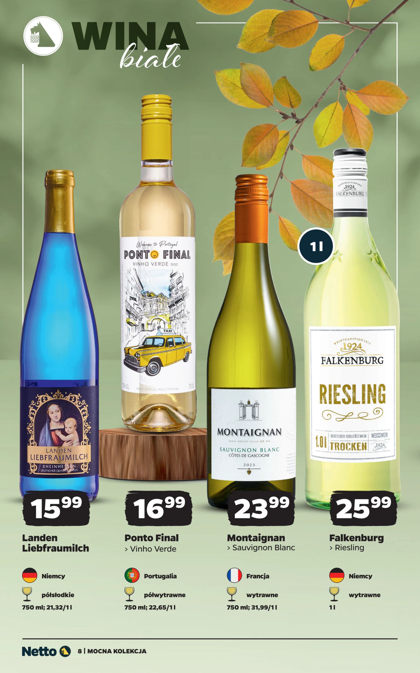 netto - Aktualna gazetka Netto - Mocna kolekcja wina ważna od 26.10.2026 do 07.11.2026 - page: 8