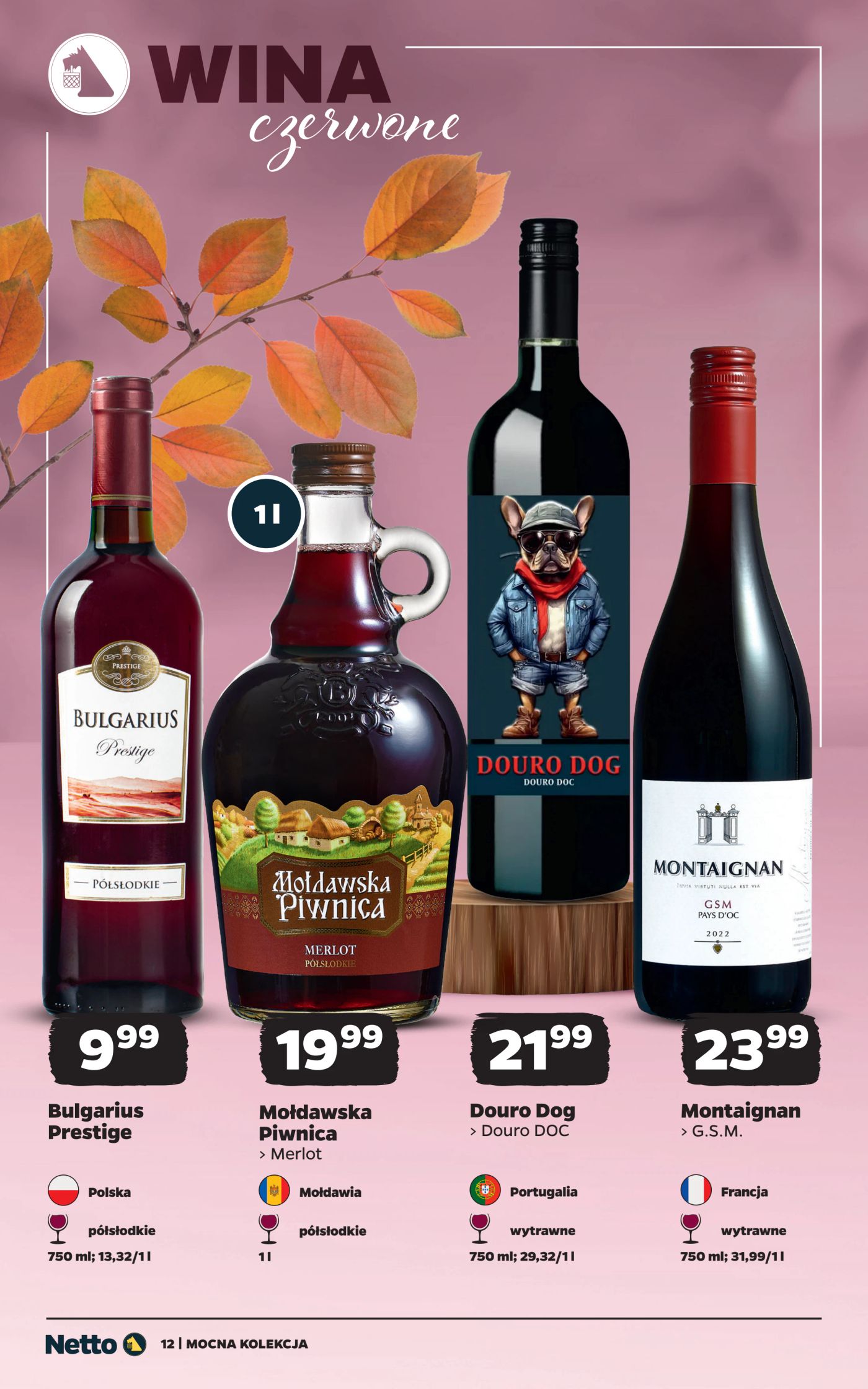 netto - Aktualna gazetka Netto - Mocna kolekcja wina ważna od 26.10.2026 do 07.11.2026 - page: 12