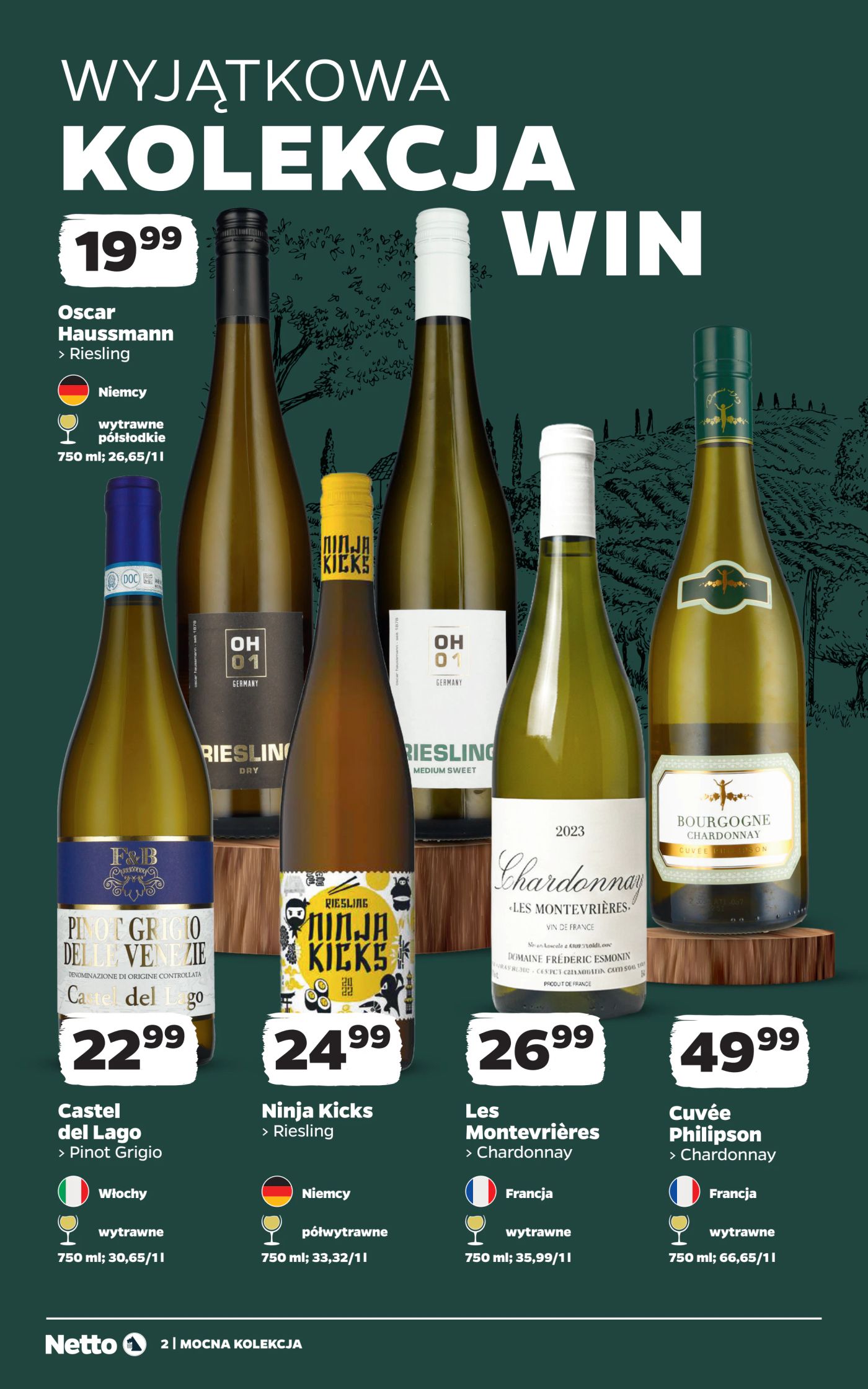netto - Aktualna gazetka Netto - Mocna kolekcja wina ważna od 26.10.2026 do 07.11.2026 - page: 2