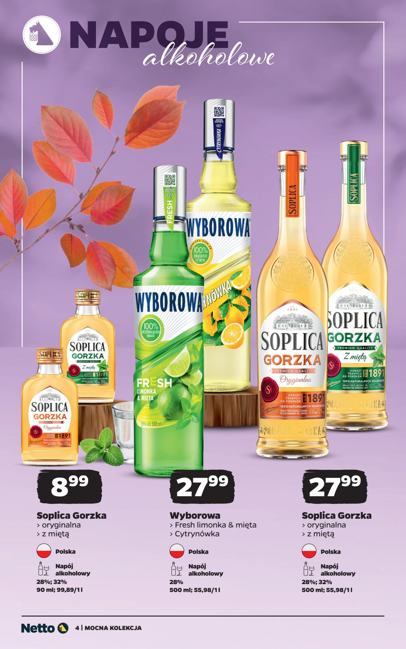 netto - Aktualna gazetka Netto - Mocne alkohole ważna od 26.10.2026 do 07.11.2026 - page: 4