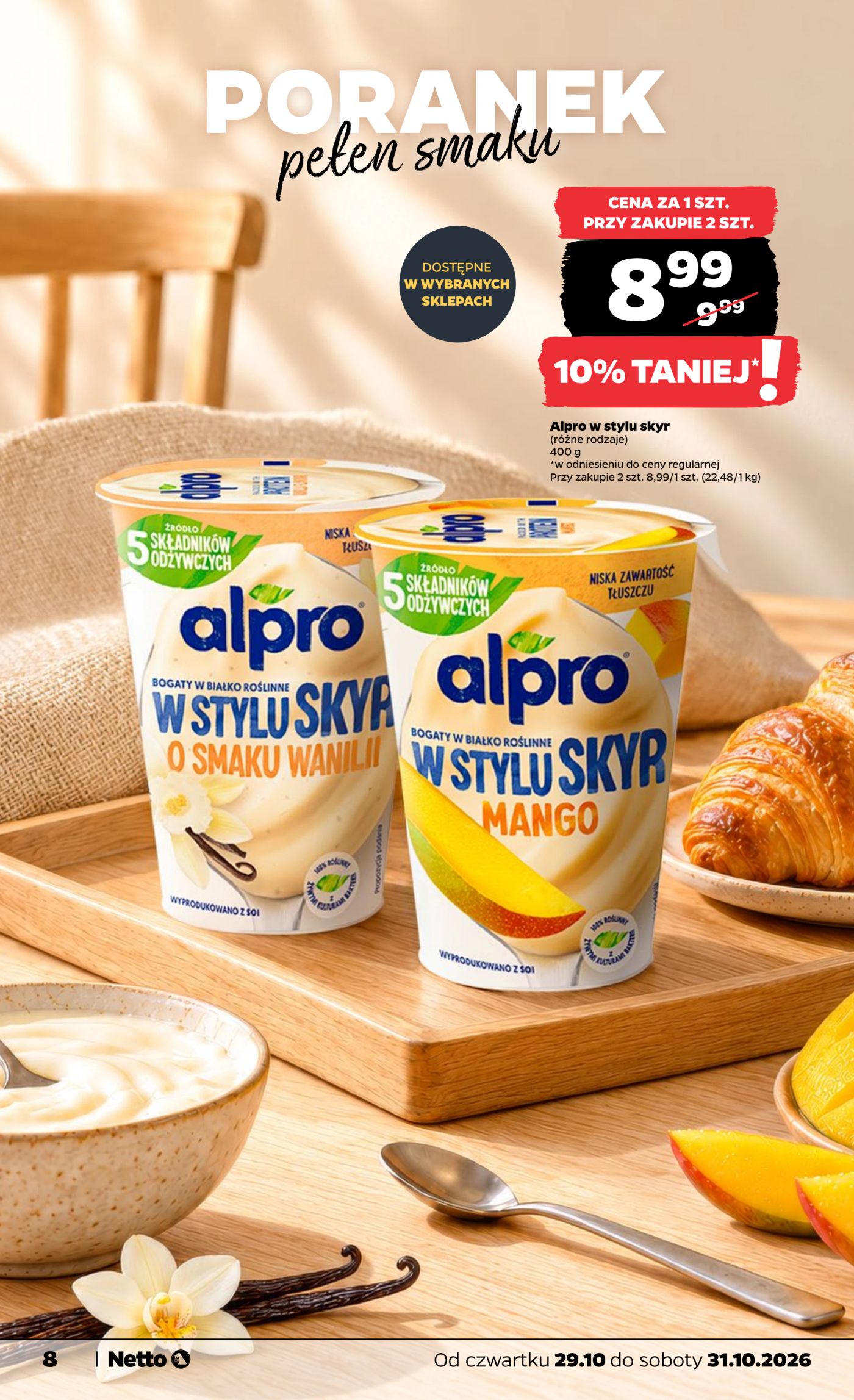 netto - Nowa gazetka Netto - Food ważna od 29.10.2026 do 31.10.2026 - page: 8