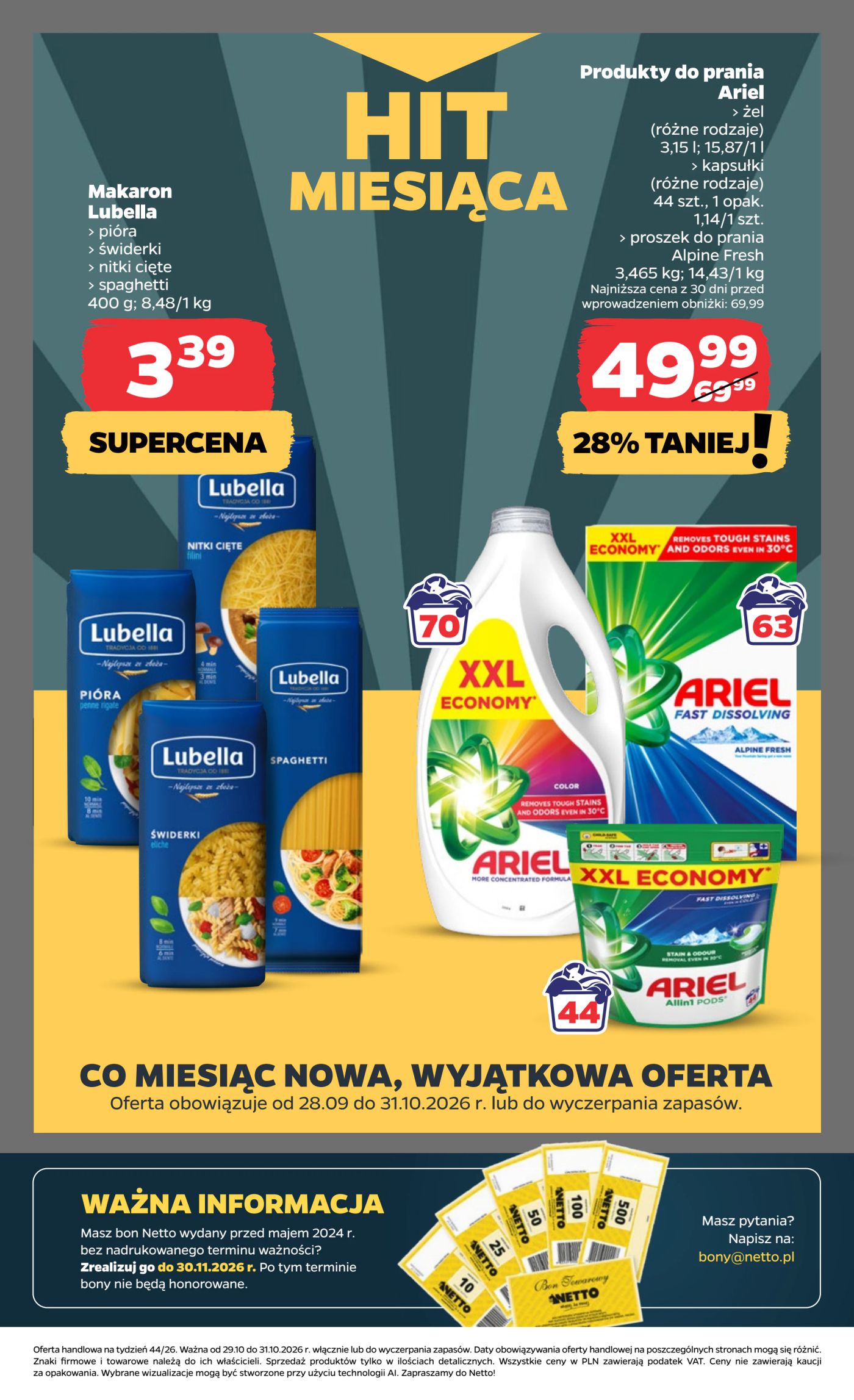 netto - Nowa gazetka Netto - Food ważna od 29.10.2026 do 31.10.2026 - page: 28