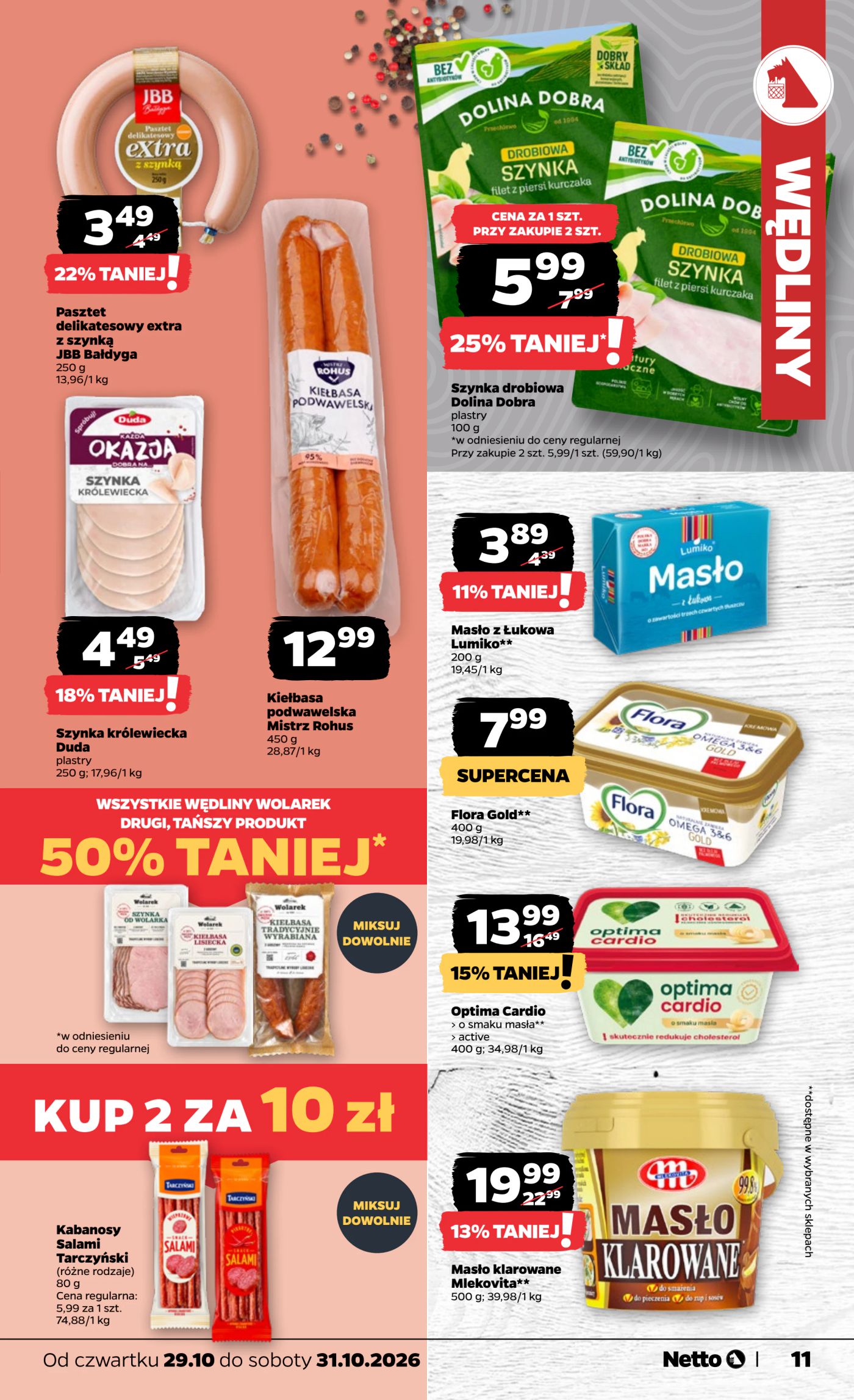 netto - Nowa gazetka Netto - Food ważna od 29.10.2026 do 31.10.2026 - page: 11