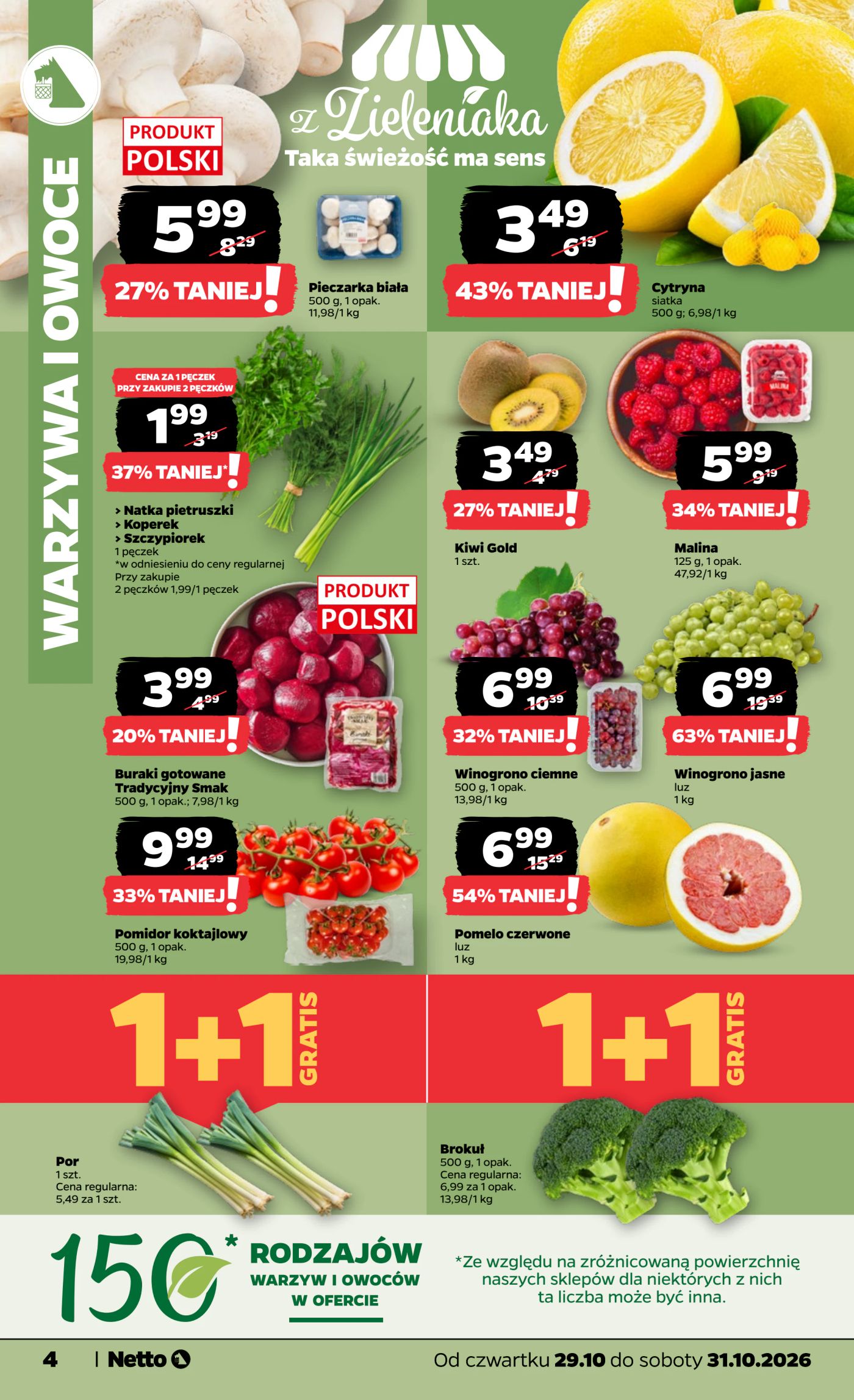 netto - Nowa gazetka Netto - Food ważna od 29.10.2026 do 31.10.2026 - page: 4