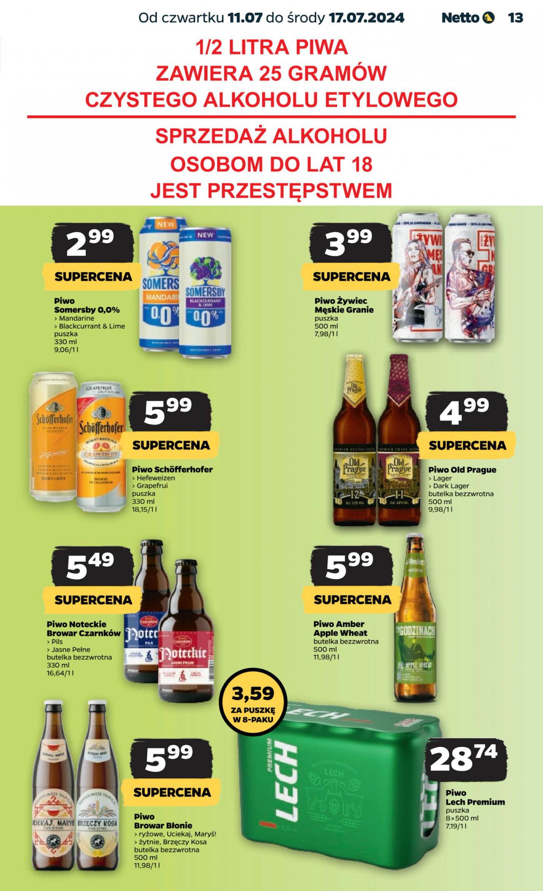 netto - Netto gazetka aktualna ważna od 11.07. - 17.07. - page: 13