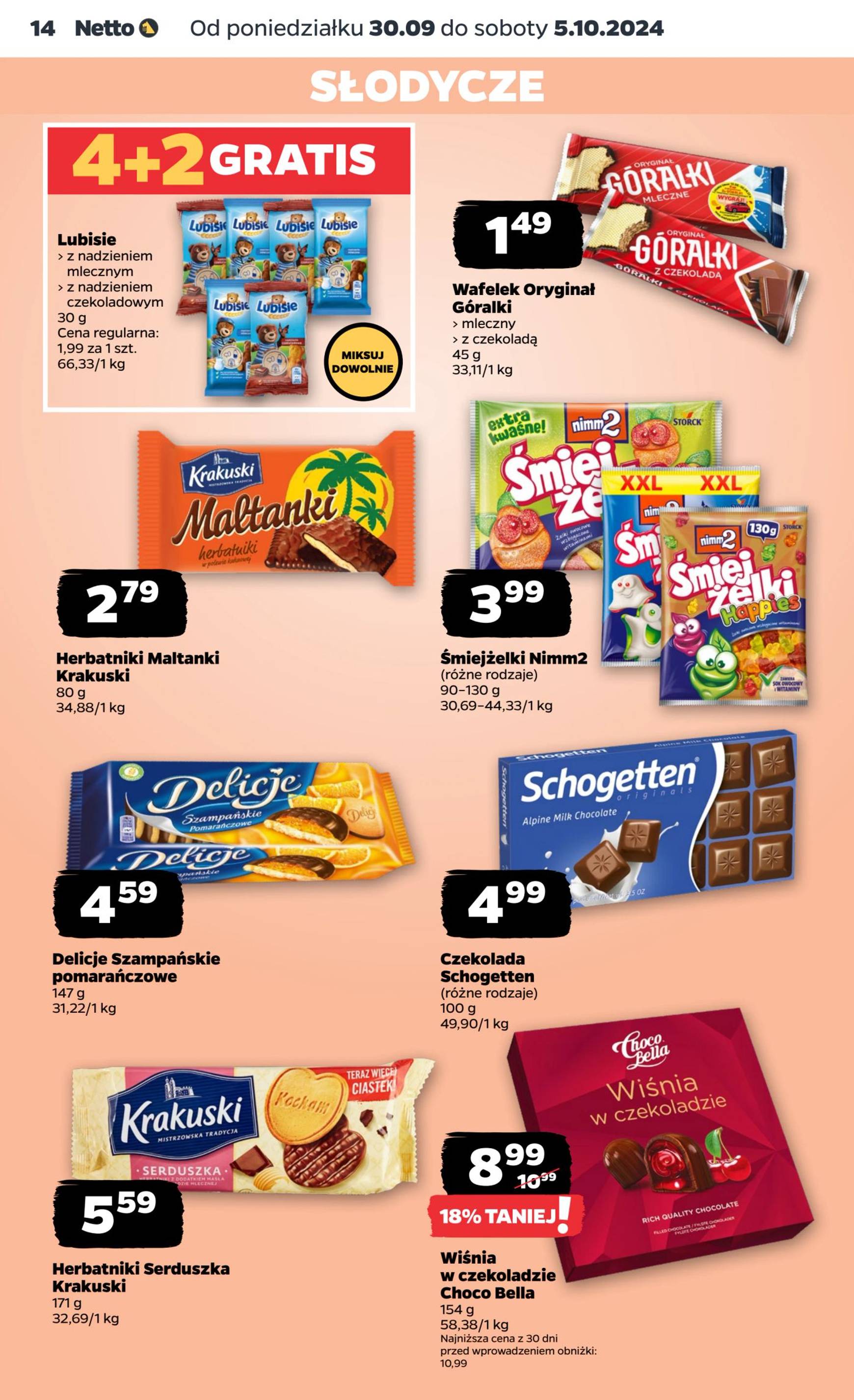 netto - Aktualna Netto gazetka ważna od 30.09. - 05.10. - page: 14