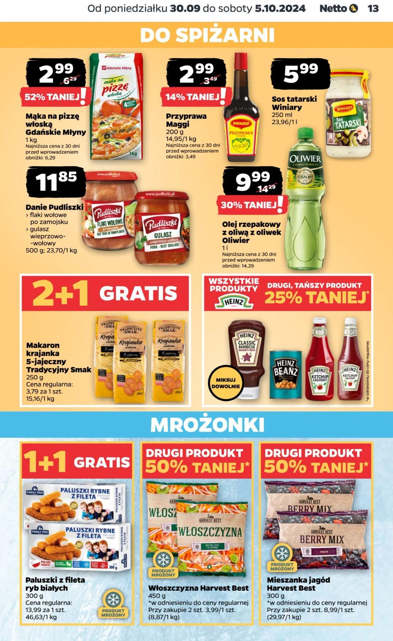 netto - Netto gazetka - Spożywcza 30.09.2024 - 05.10.2024 - page: 13