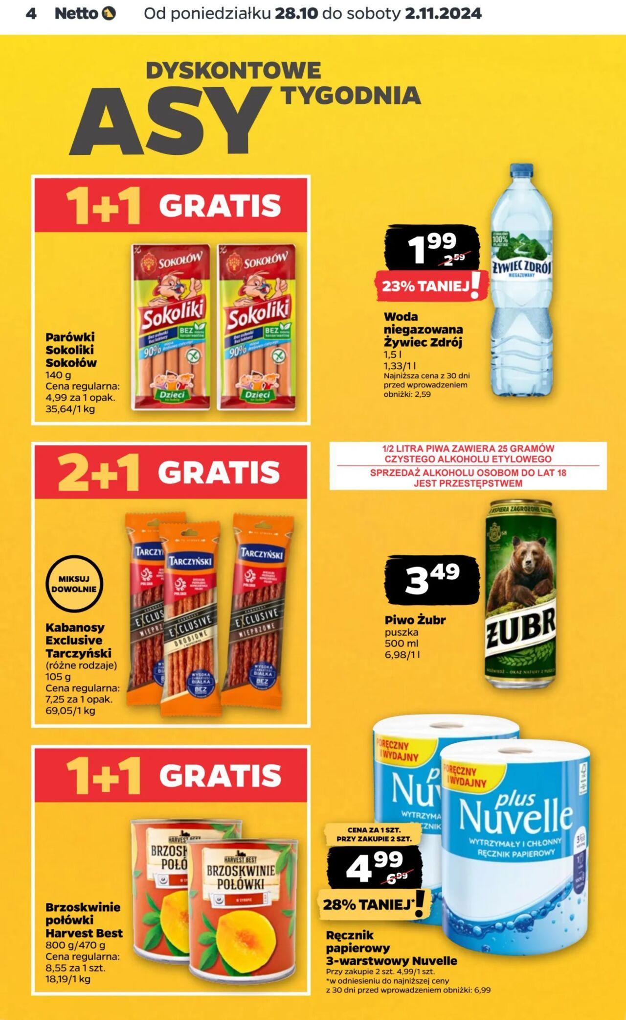 netto - Netto gazetka - Spożywcza 28.10.2024 - 02.11.2024 - page: 4