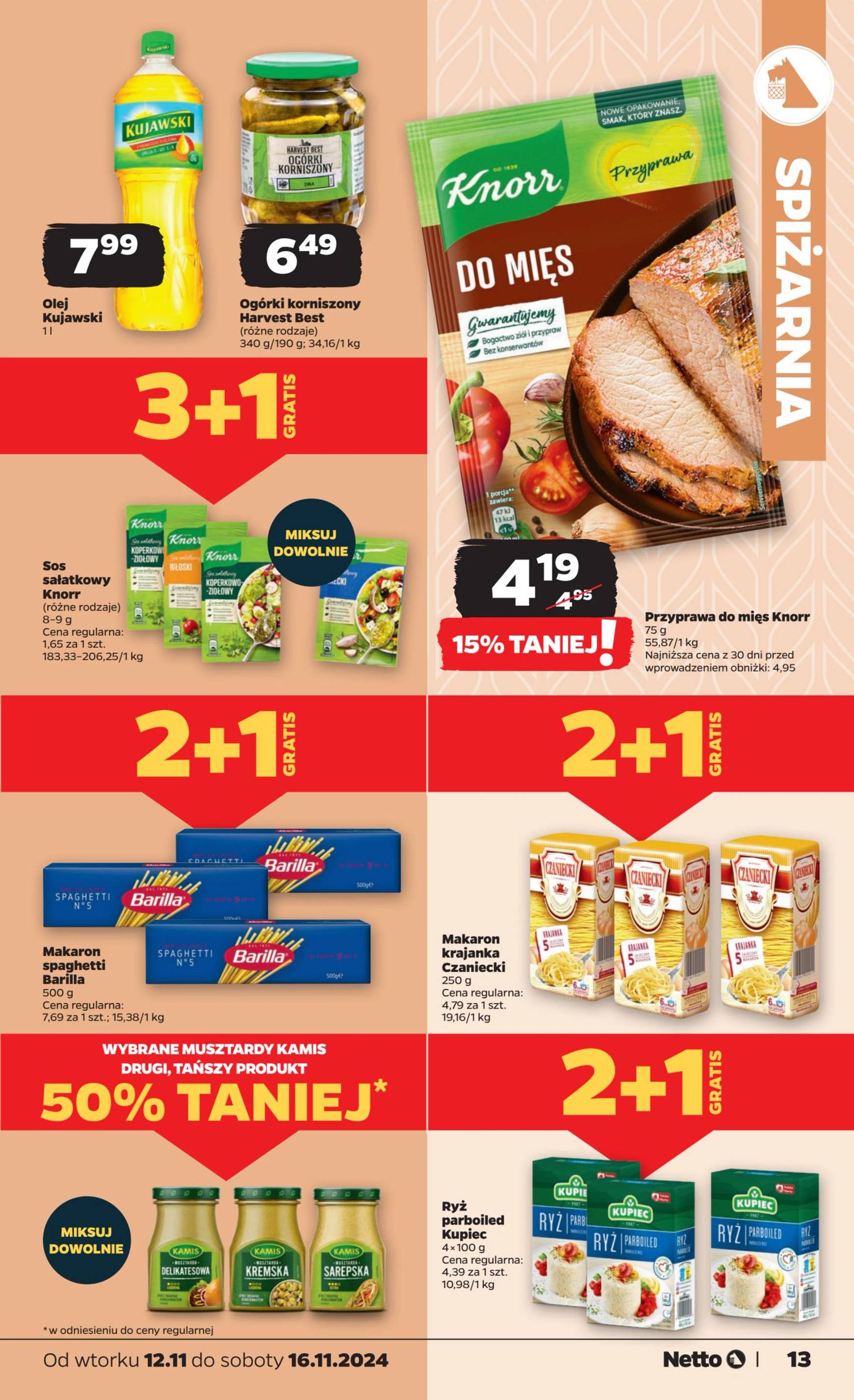 netto - Netto - Food gazetka ważna od 12.11. - 16.11. - page: 13