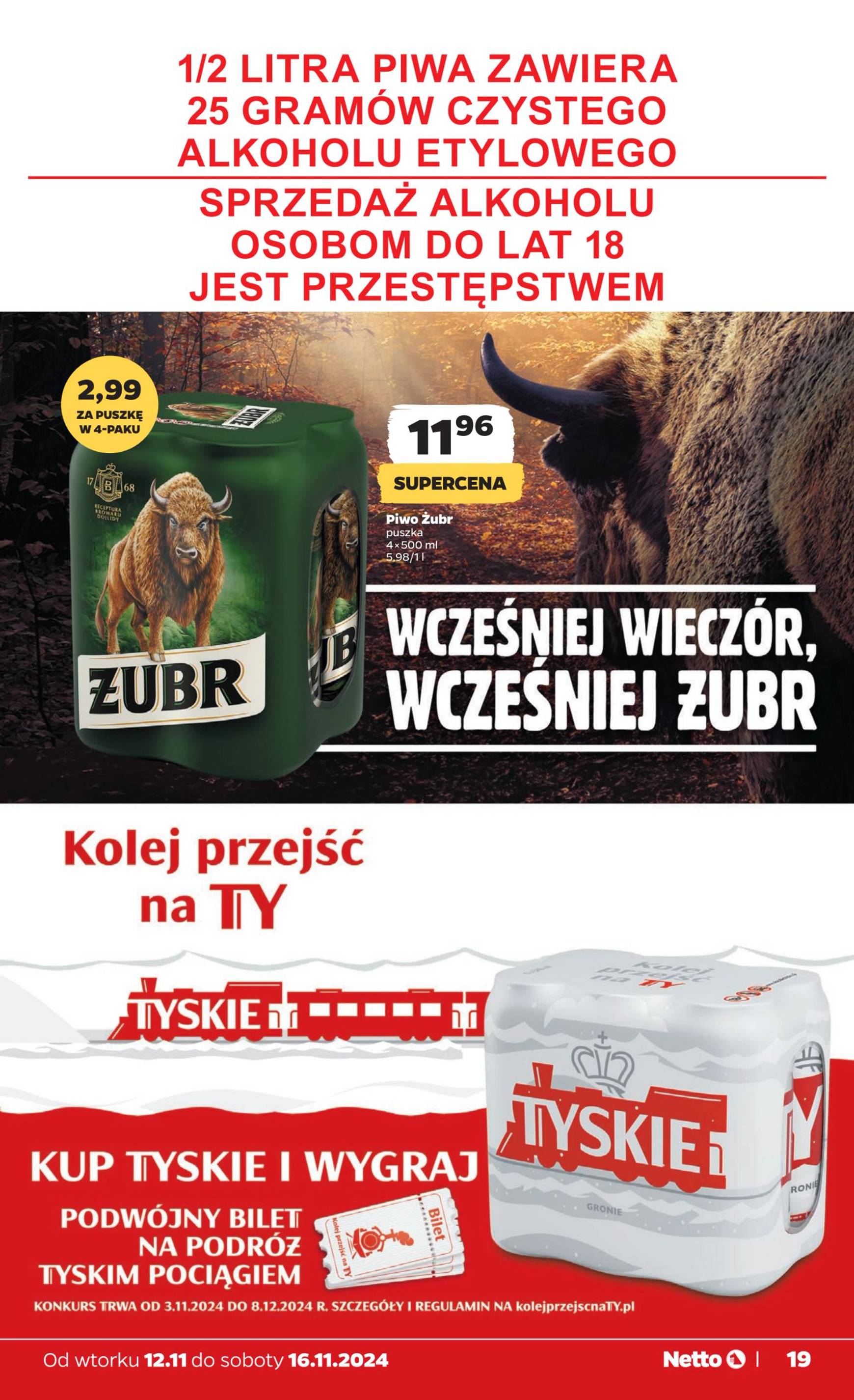 netto - Netto - Food gazetka ważna od 12.11. - 16.11. - page: 19