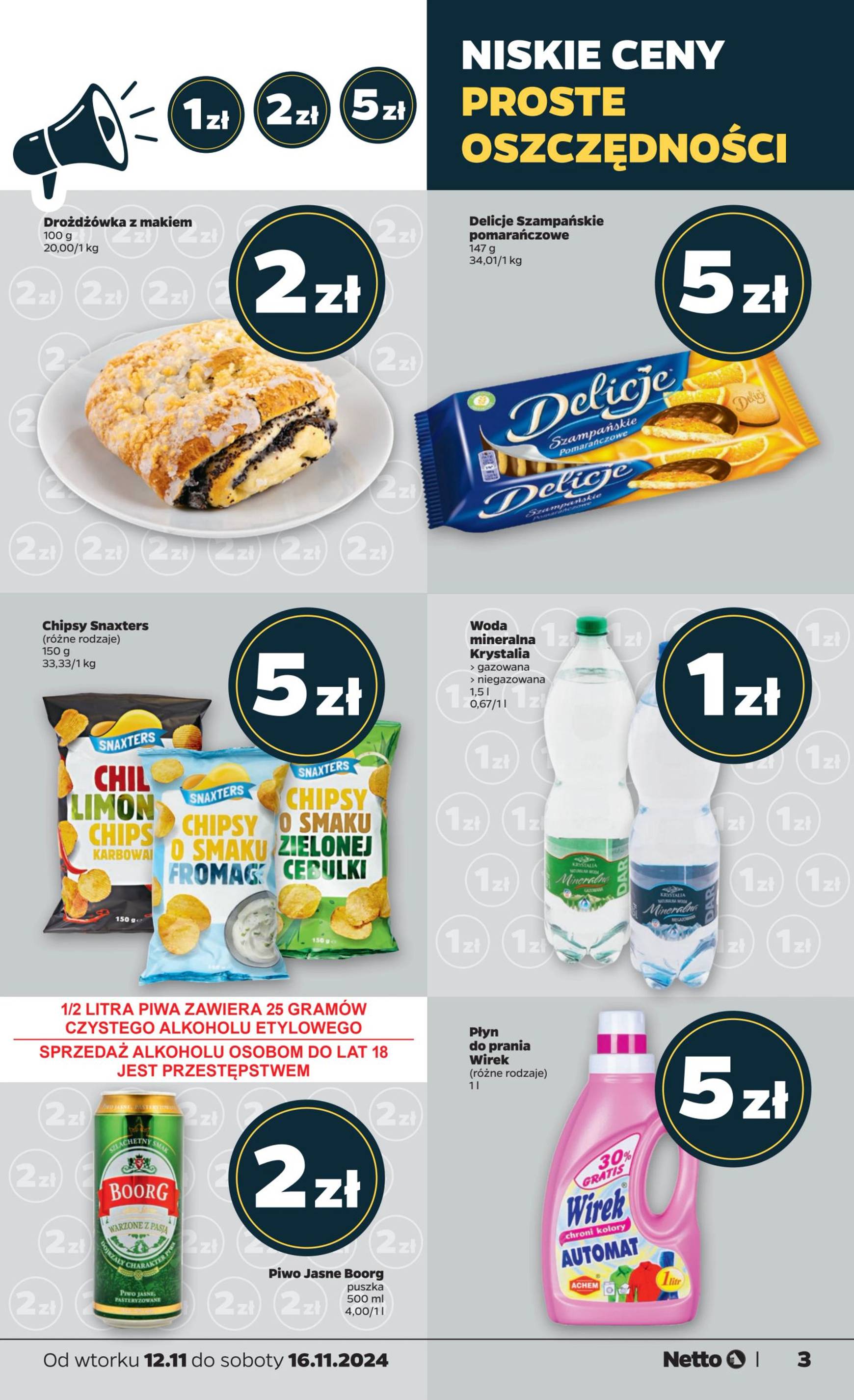 netto - Netto - Food gazetka ważna od 12.11. - 16.11. - page: 3