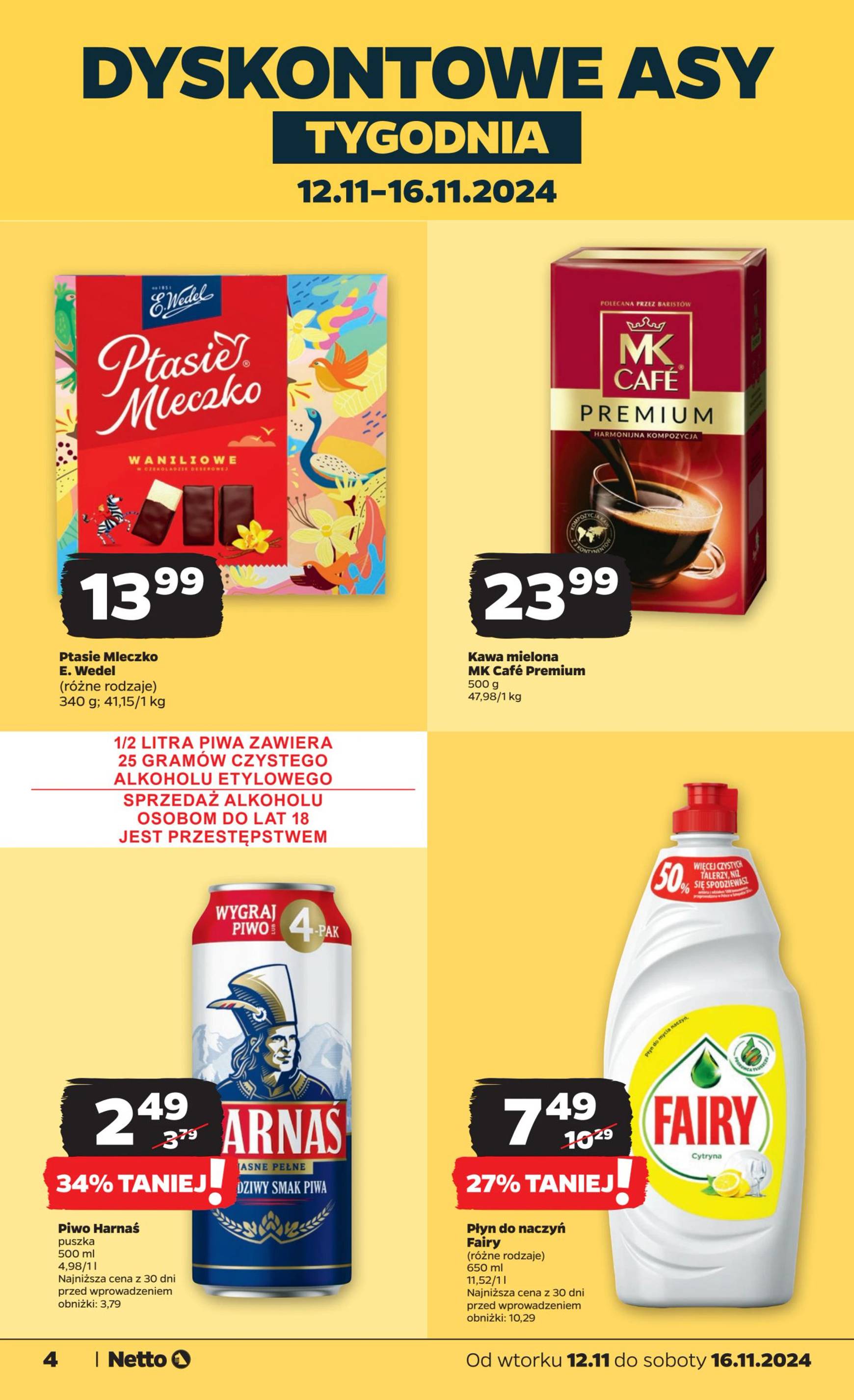 netto - Netto - Food gazetka ważna od 12.11. - 16.11. - page: 4