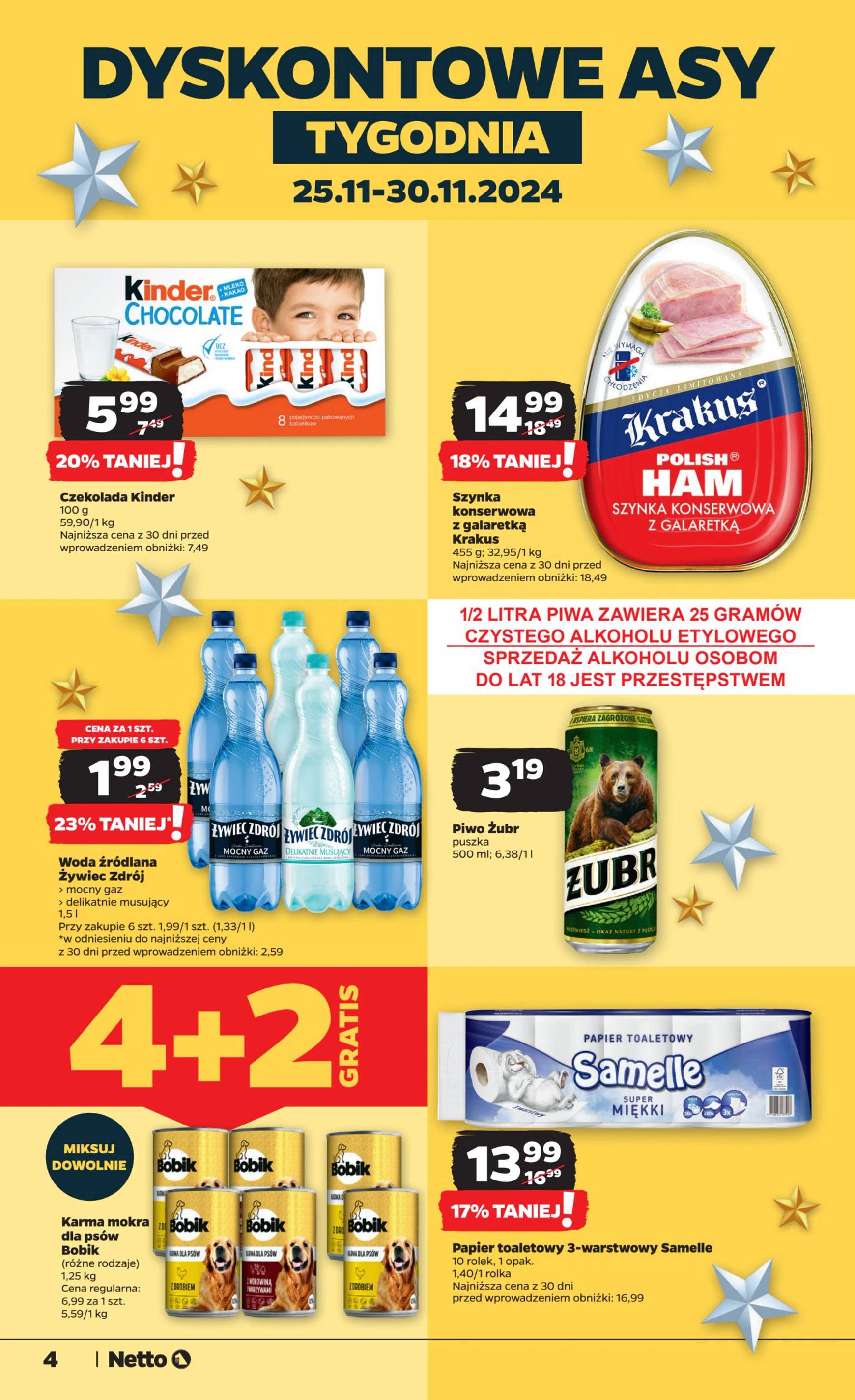 netto - Netto gazetka ważna od 25.11. - 30.11. - page: 4