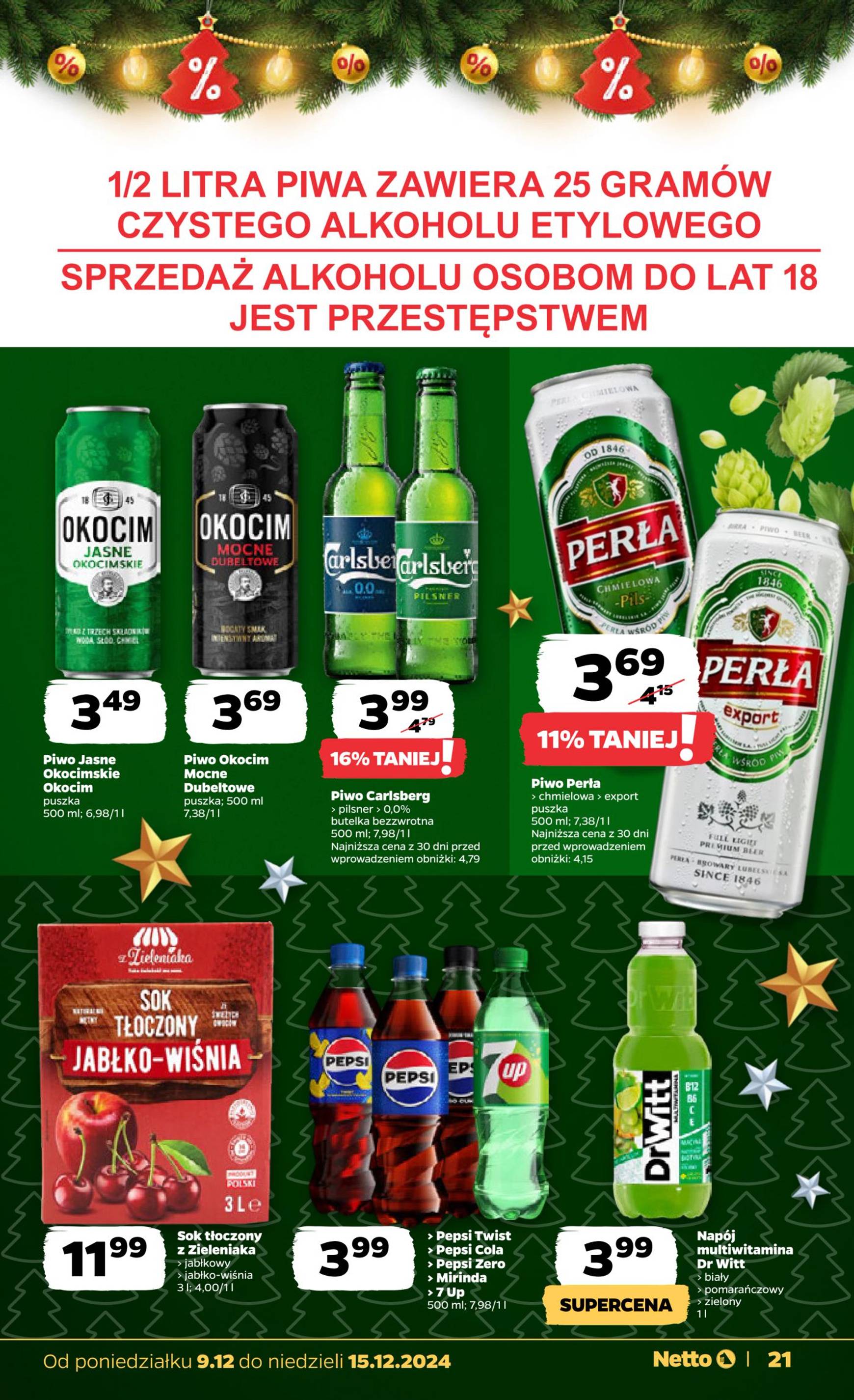 netto - Netto gazetka ważna od 09.12. - 15.12. - page: 21