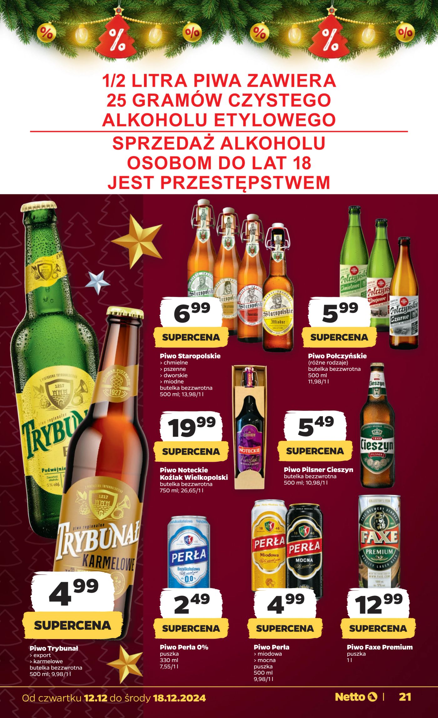 netto - Netto gazetka ważna od 12.12. - 18.12. - page: 21