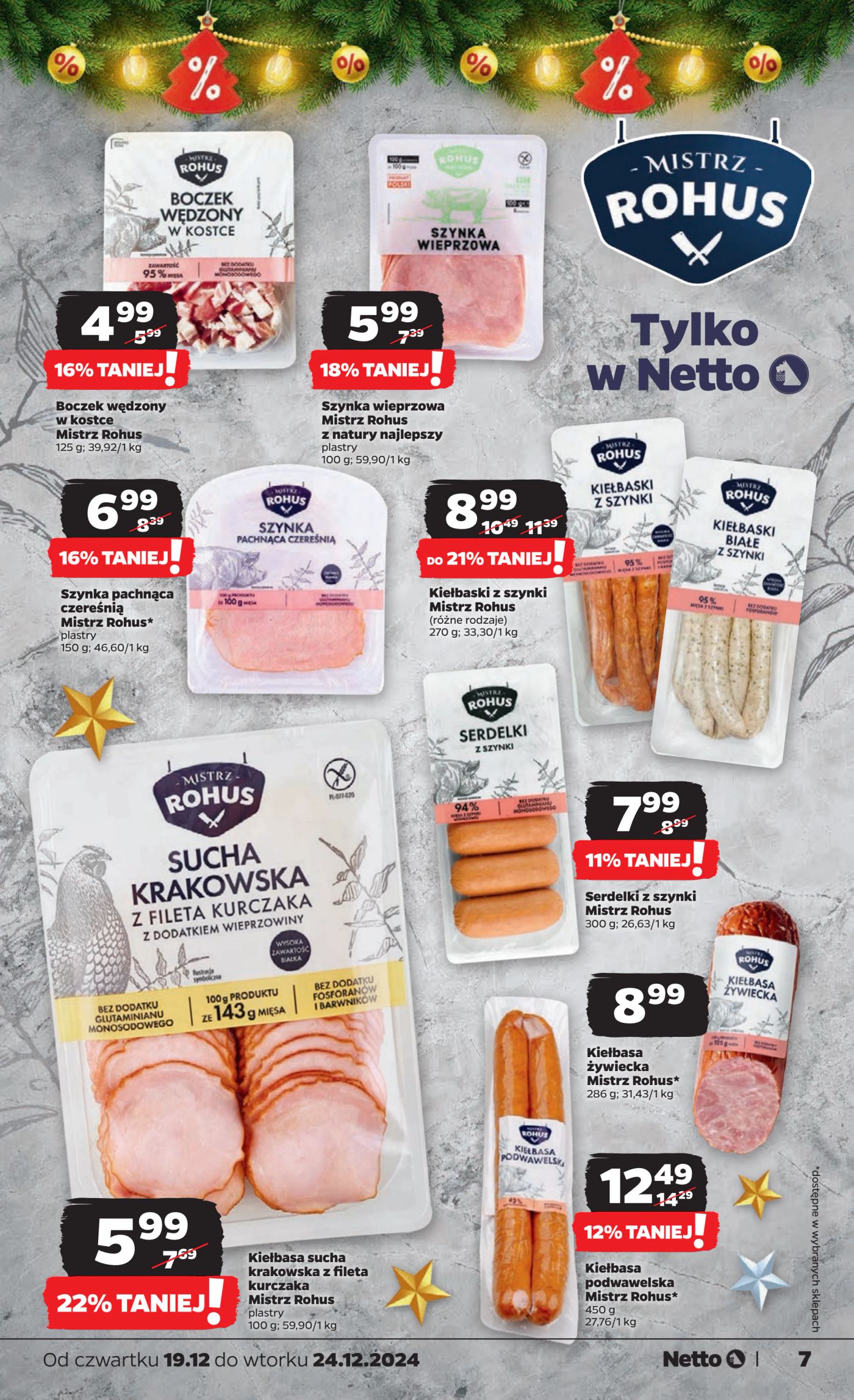 netto - Netto gazetka ważna od 19.12. - 24.12. - page: 7