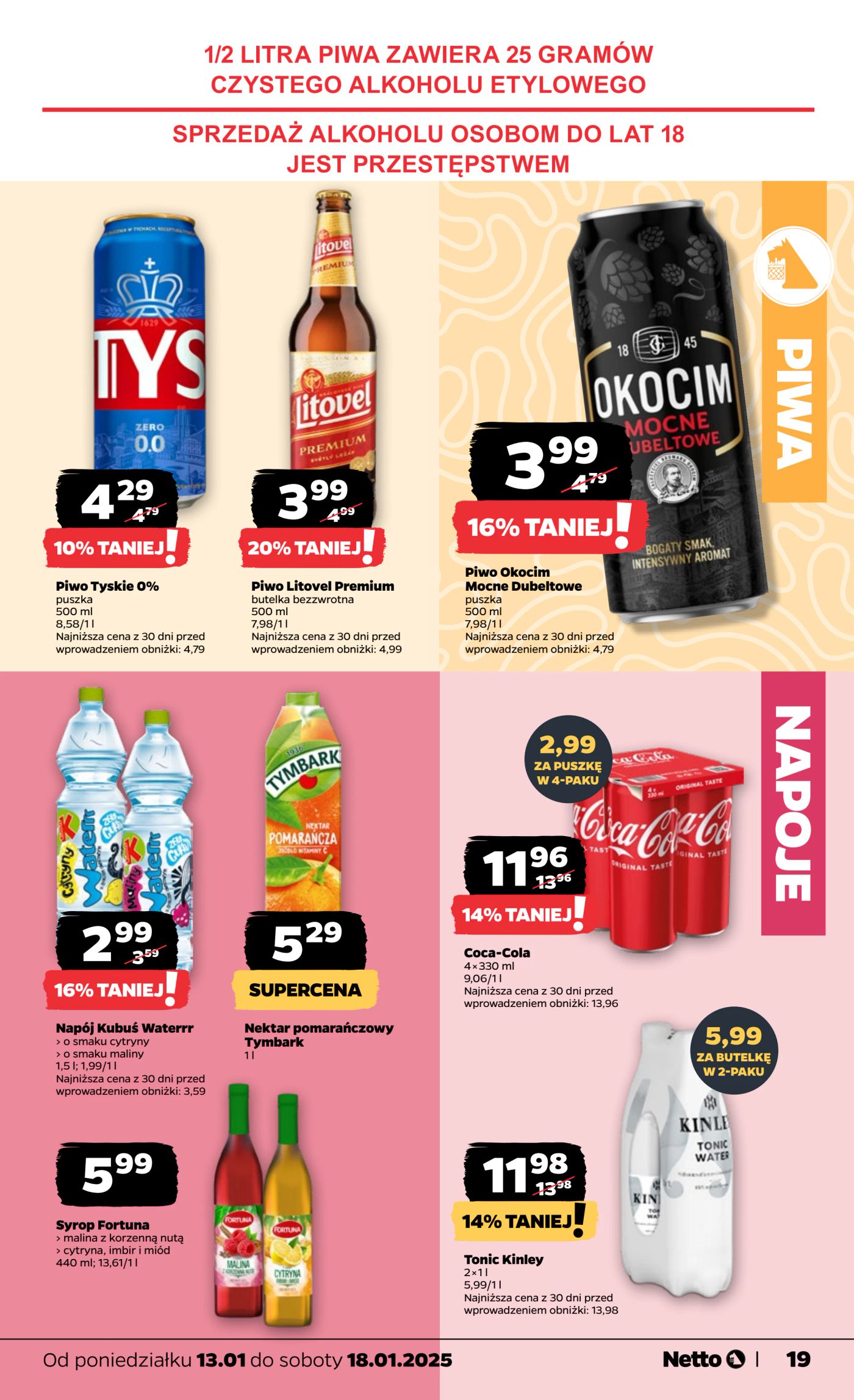 netto - Netto gazetka ważna od 13.01. - 18.01. - page: 19