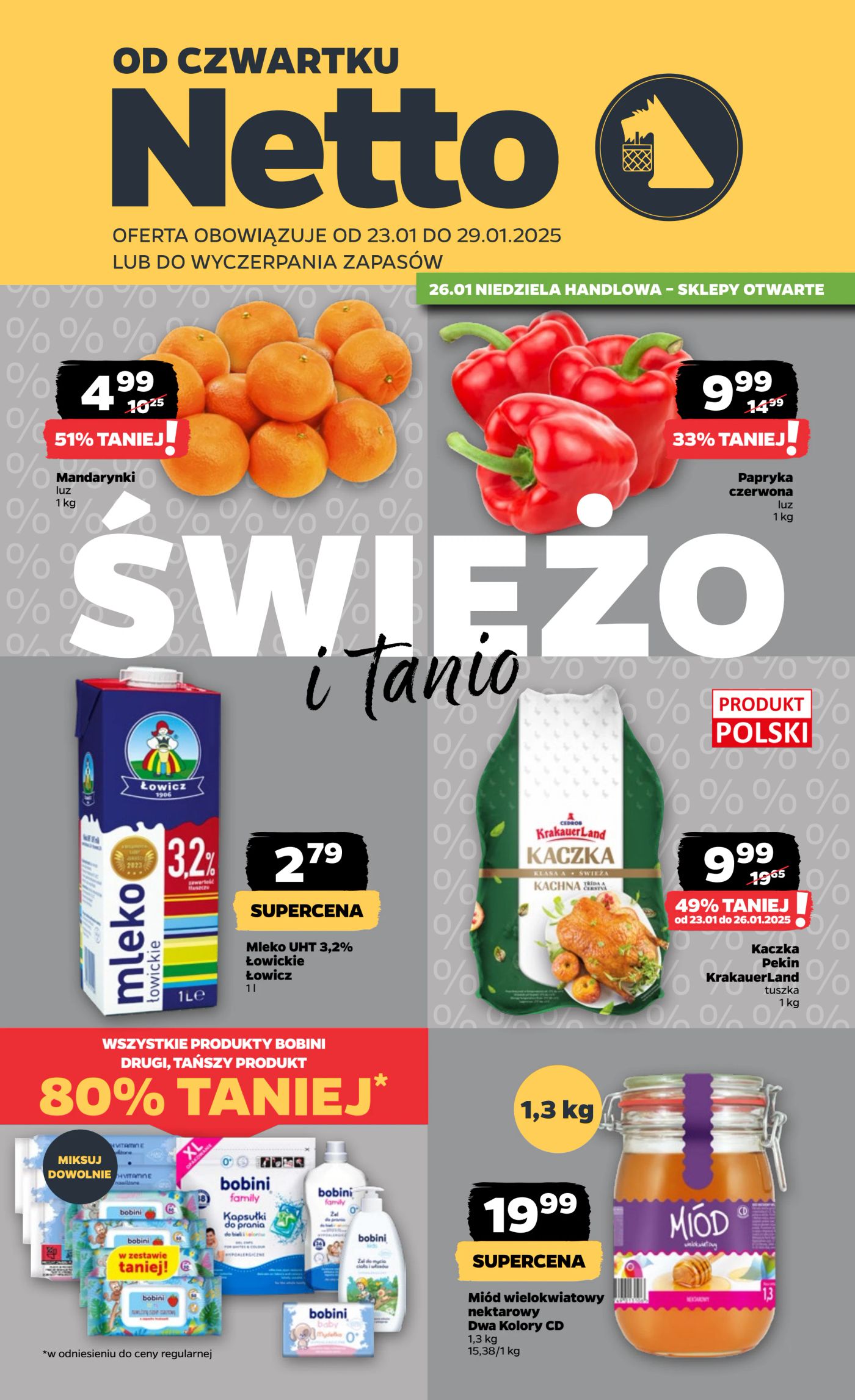 netto - Netto gazetka ważna od 23.01. - 29.01. - page: 1