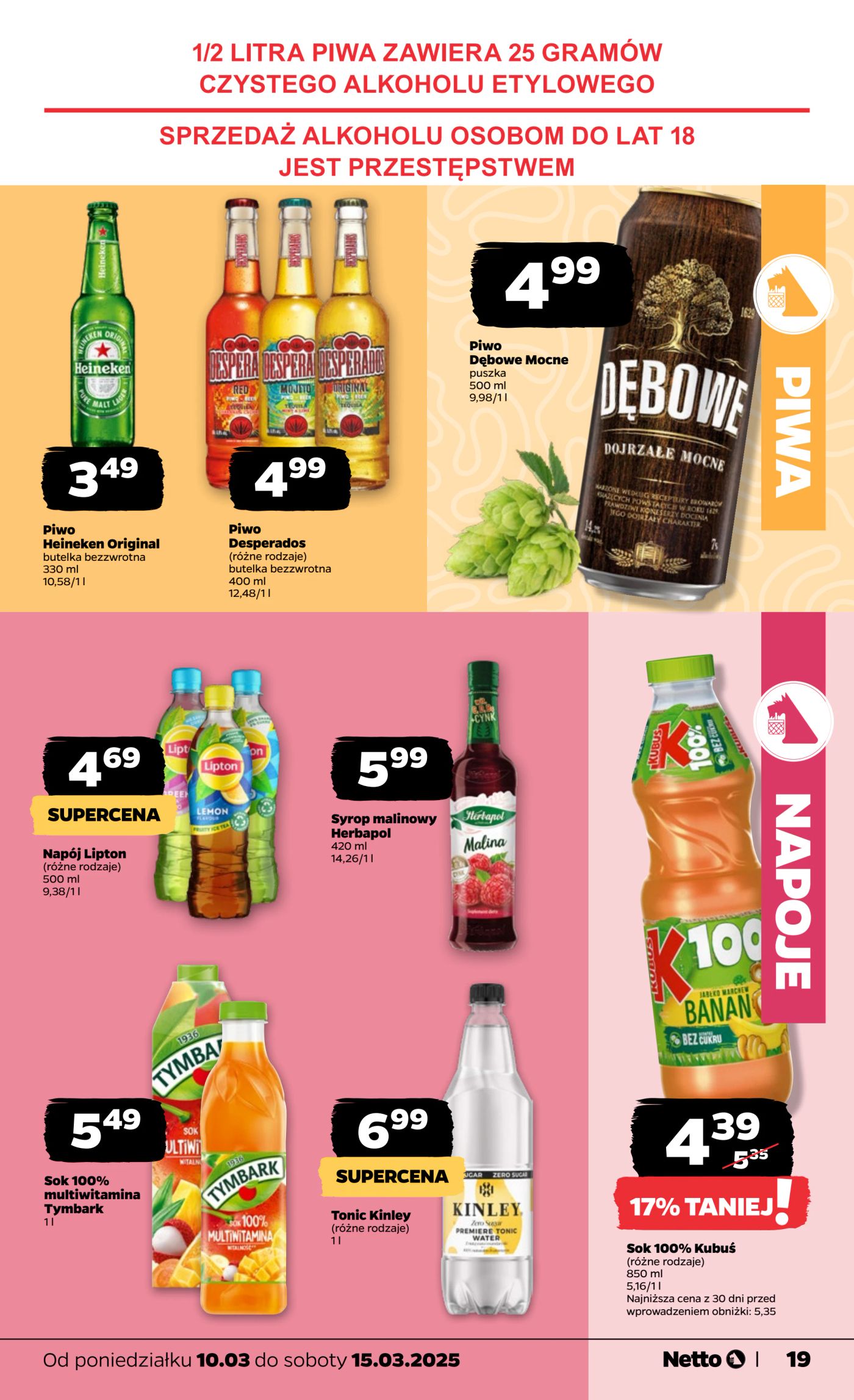 netto - Netto - Food gazetka ważna od 10.03. - 15.03. - page: 19