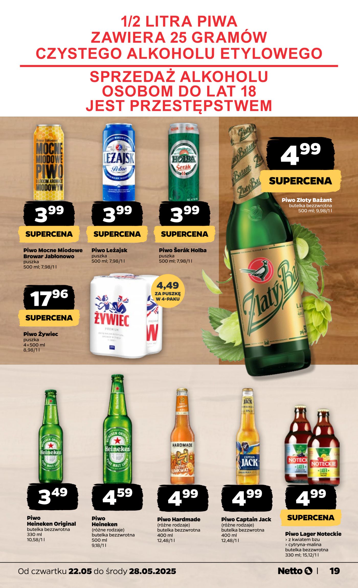 netto - Netto - Food gazetka ważna od 22.05. - 28.05. - page: 19