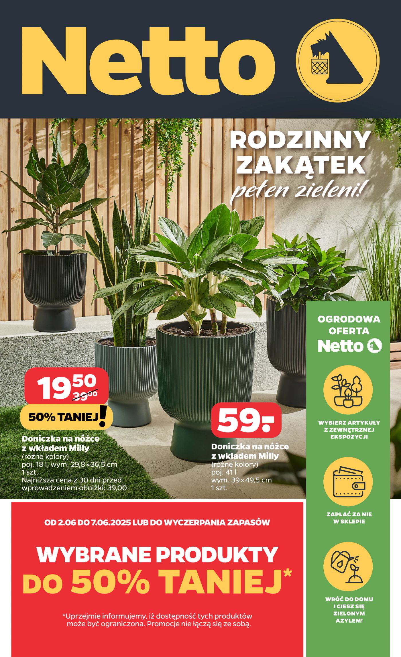 netto - Netto - Ogrod gazetka ważna od 02.06. - 07.06.
