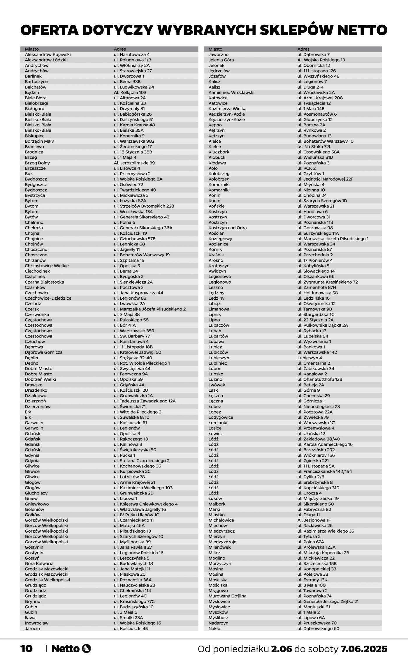 netto - Netto - Ogrod gazetka ważna od 02.06. - 07.06. - page: 10