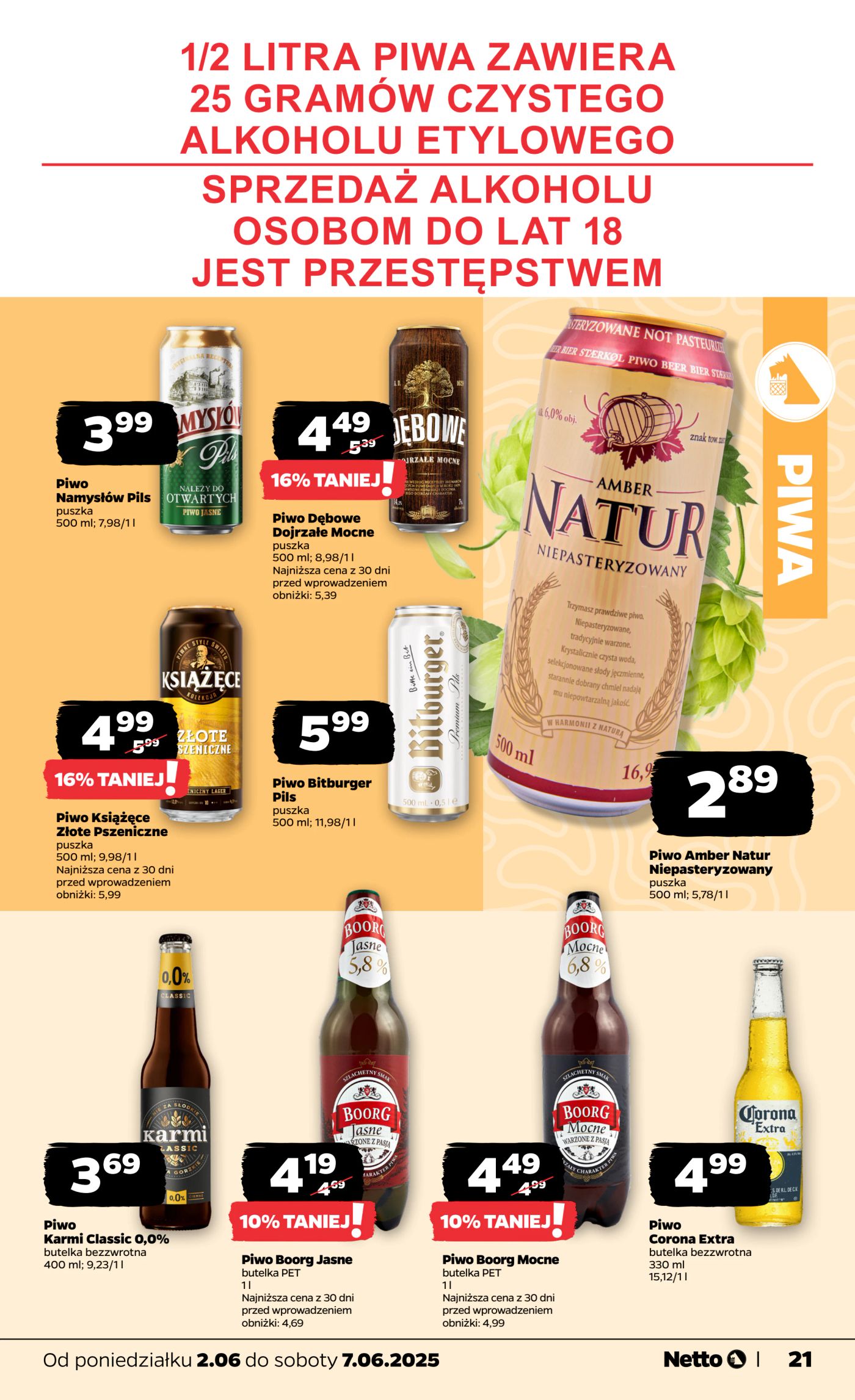 netto - Netto gazetka ważna od 02.06. - 07.06. - page: 21