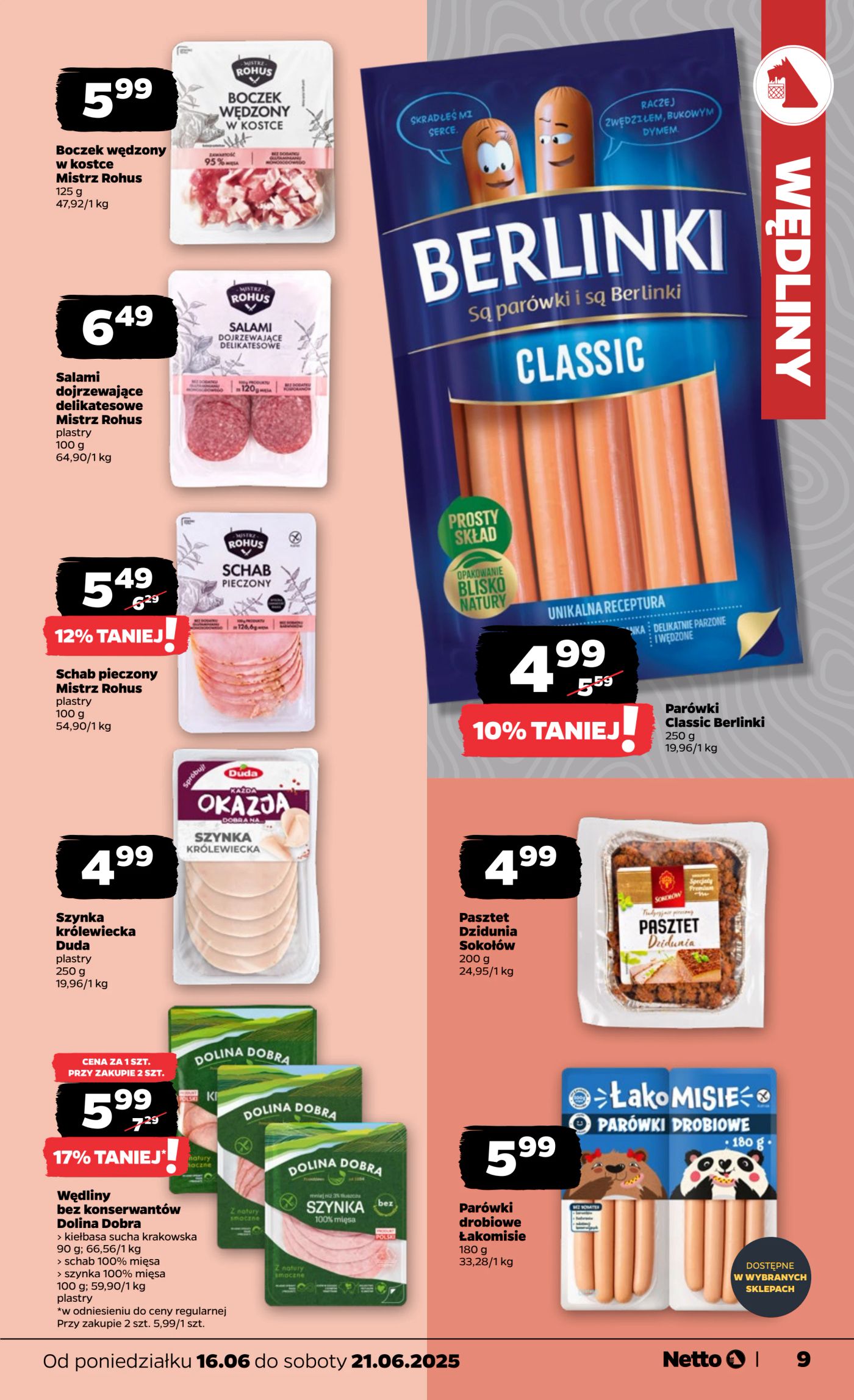 netto - Gazetka Netto ważna od 16.06. - 21.06. - page: 9