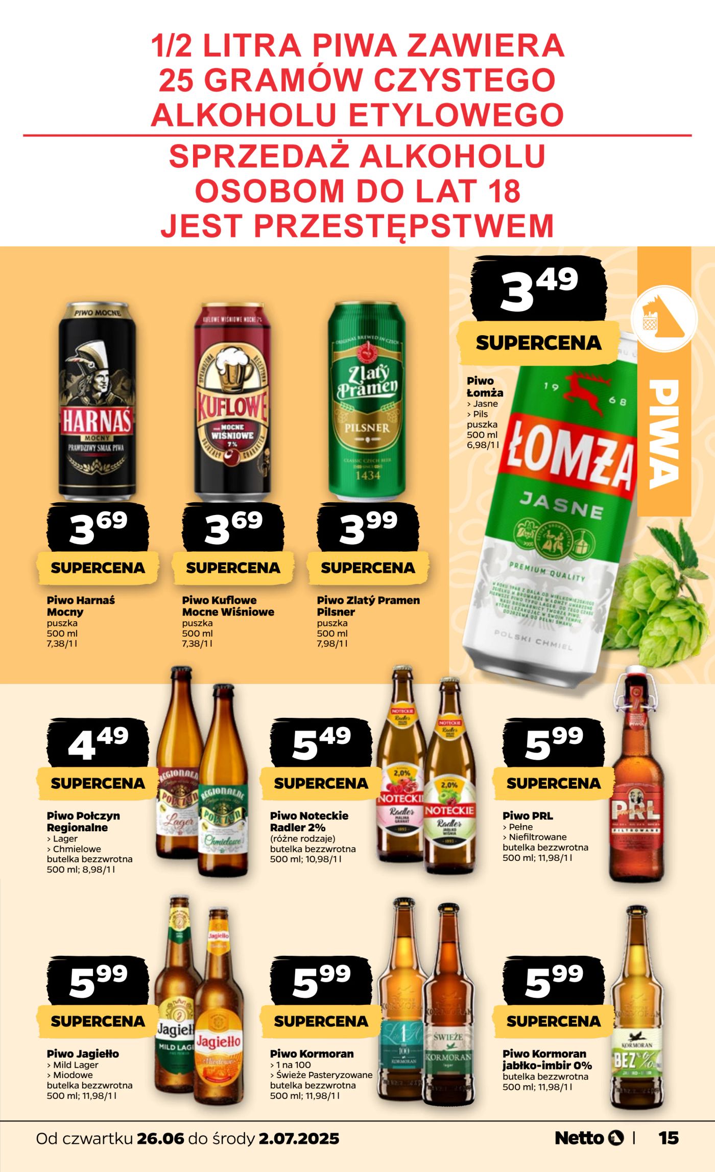 netto - Gazetka Netto - Food ważna od 26.06. - 02.07. - page: 15