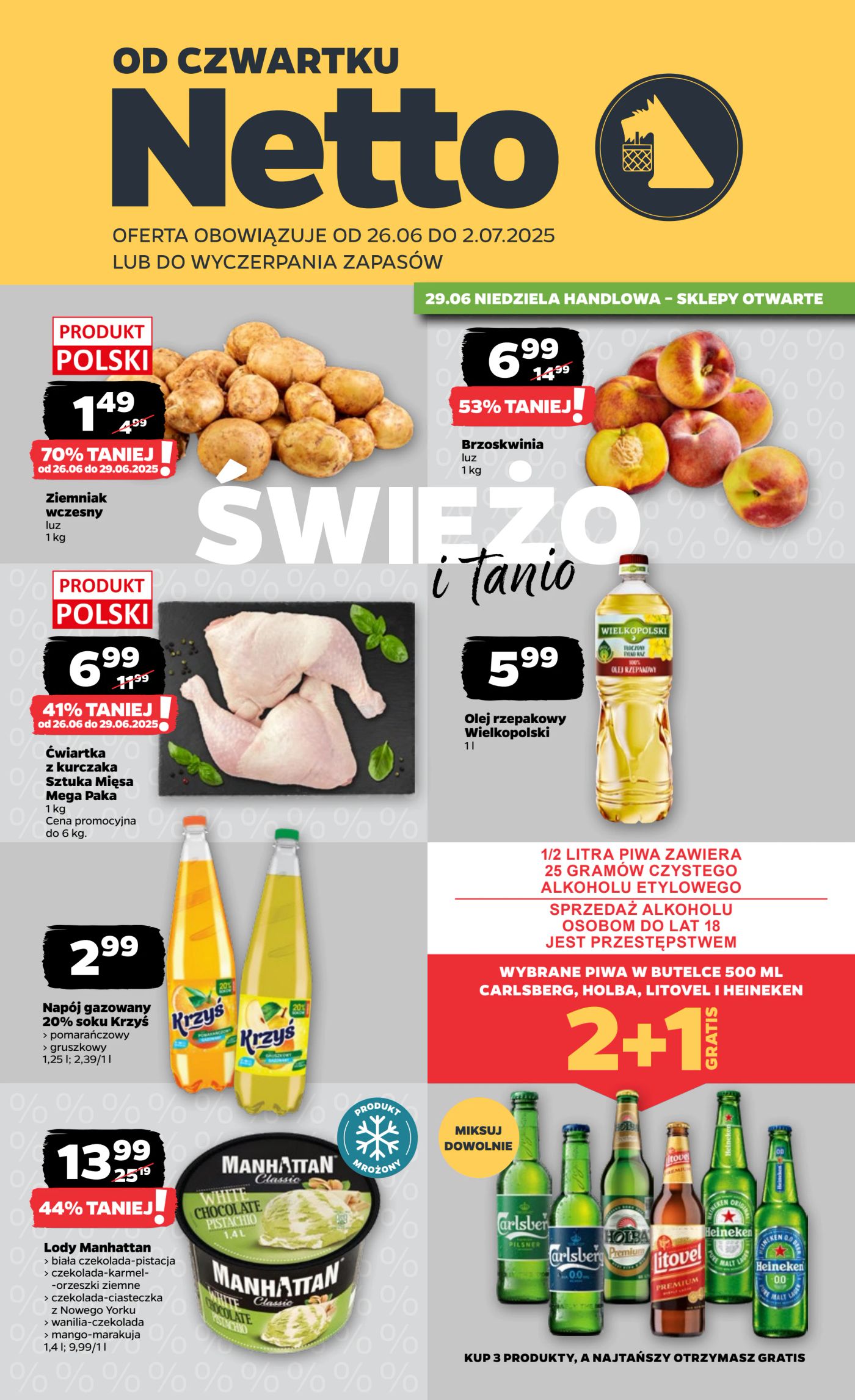 netto - Gazetka Netto - Food ważna od 26.06. - 02.07.