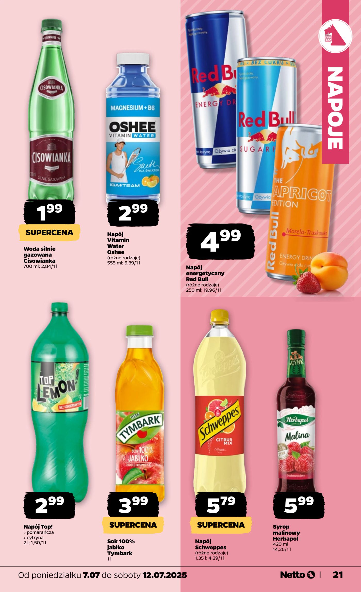 netto - Gazetka Netto ważna od 07.07. - 12.07. - page: 21
