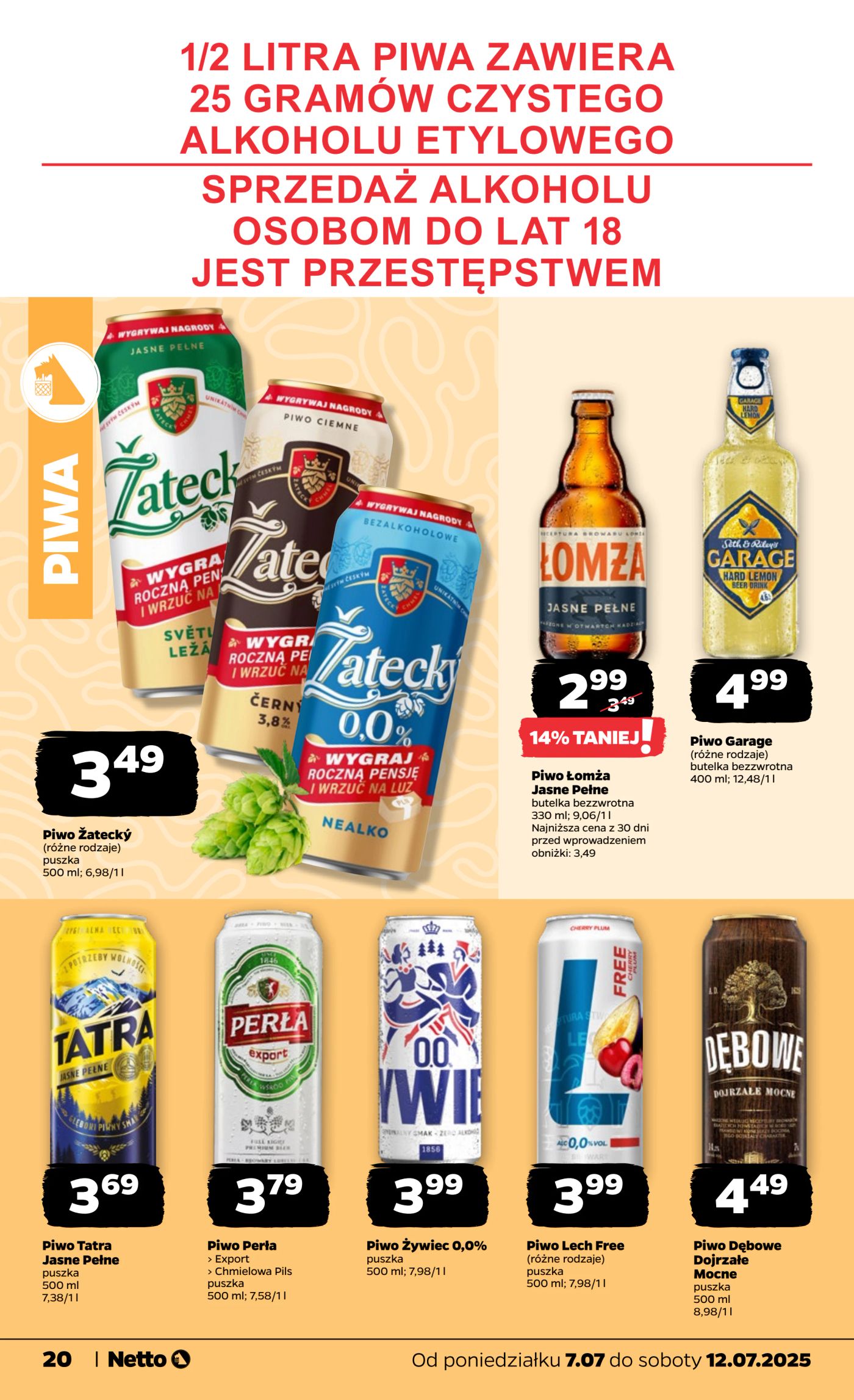 netto - Gazetka Netto ważna od 07.07. - 12.07. - page: 20