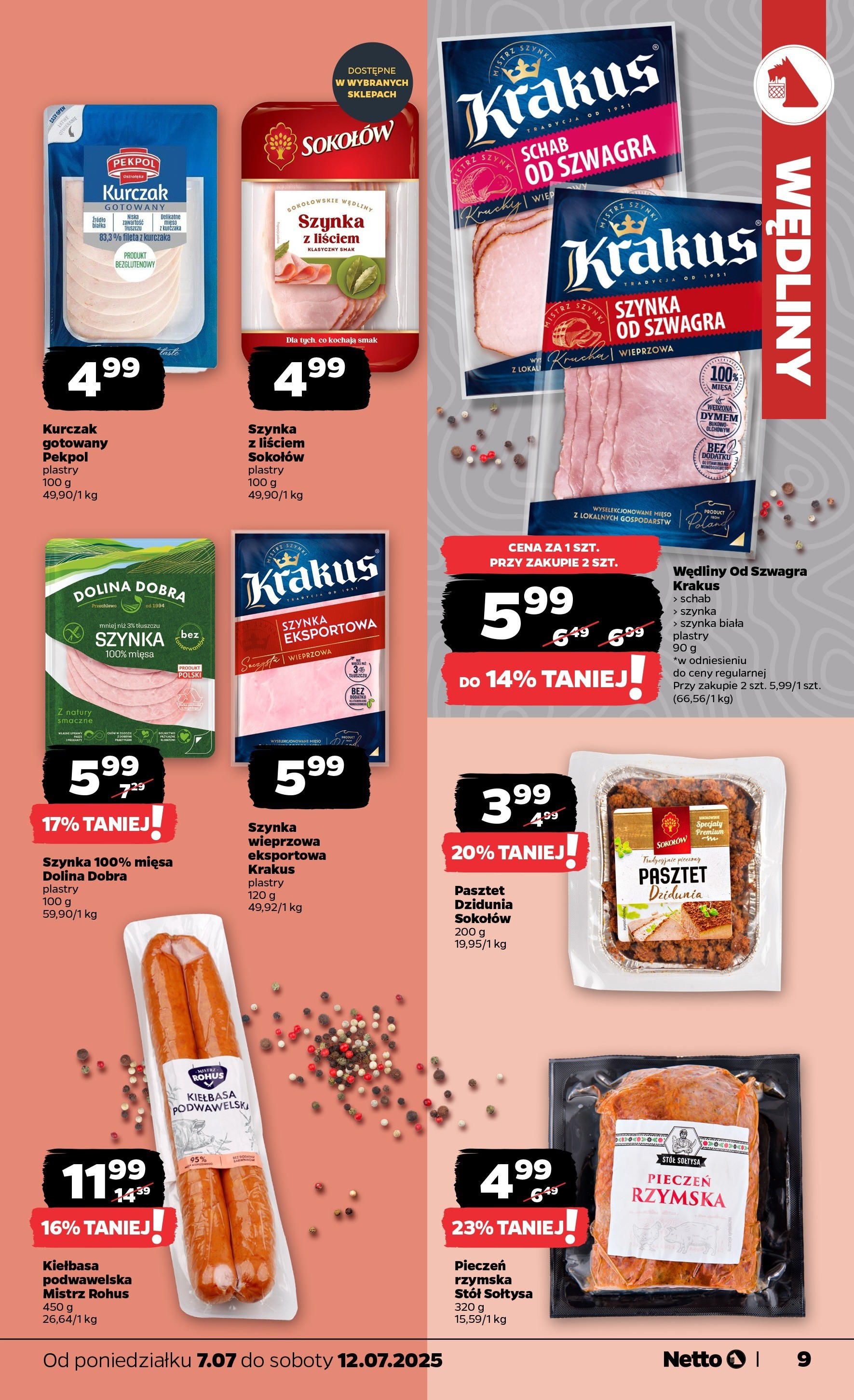 netto - Netto gazetka - Spożywcza 07.07.2025 - 12.07.2025 - page: 9