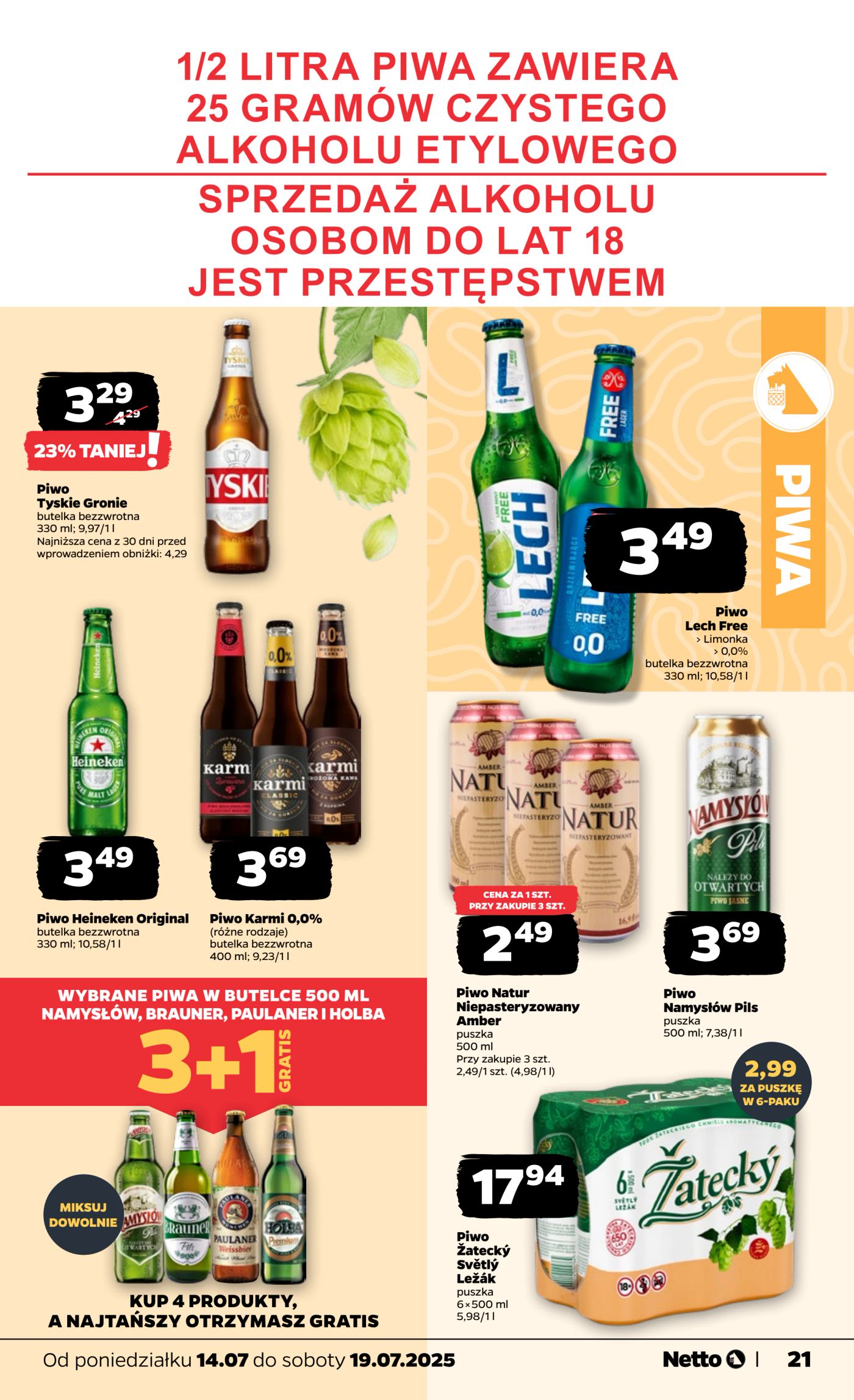 netto - Gazetka Netto ważna od 14.07. - 19.07. - page: 21