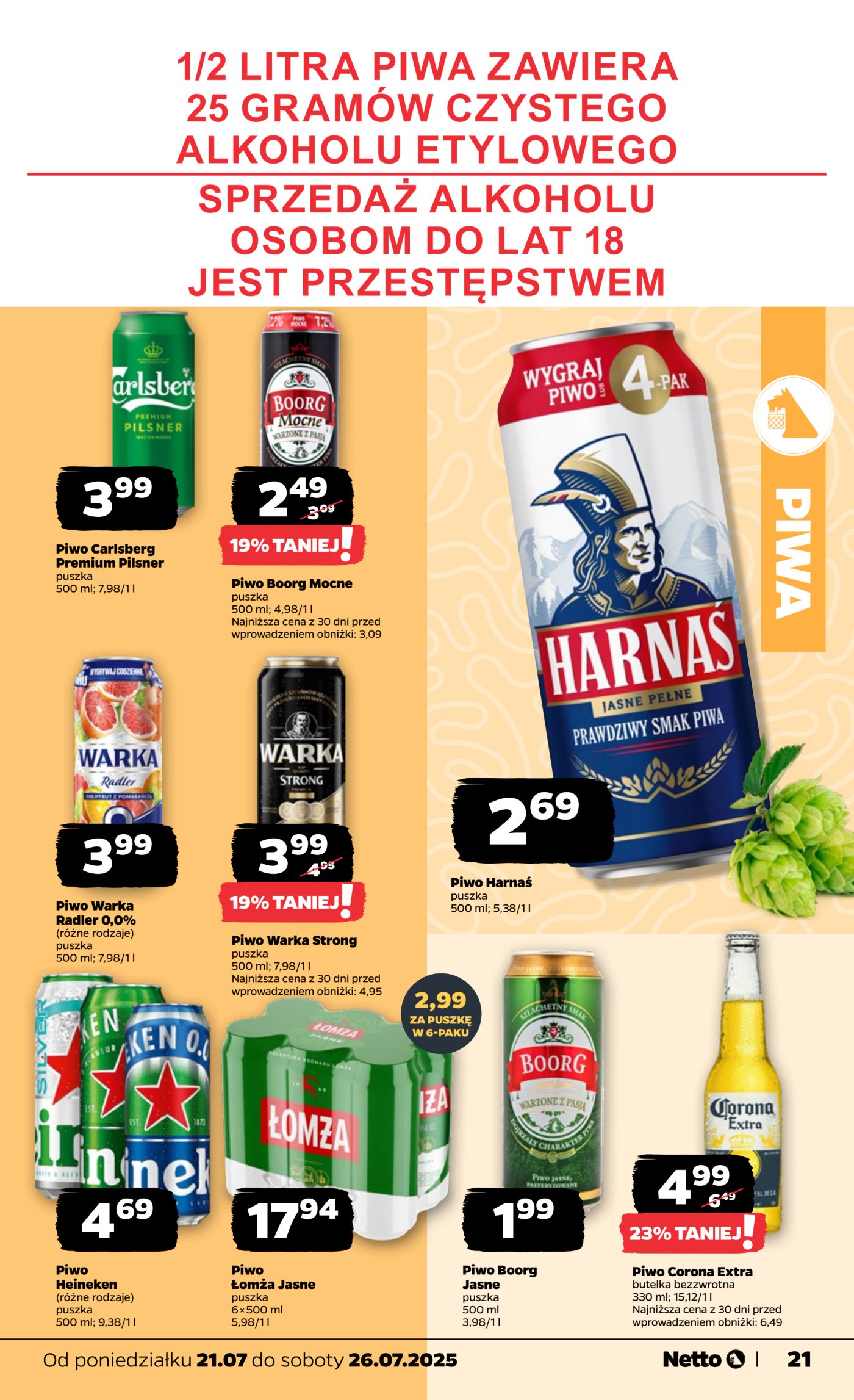 netto - Gazetka Netto ważna od 21.07. - 26.07. - page: 21