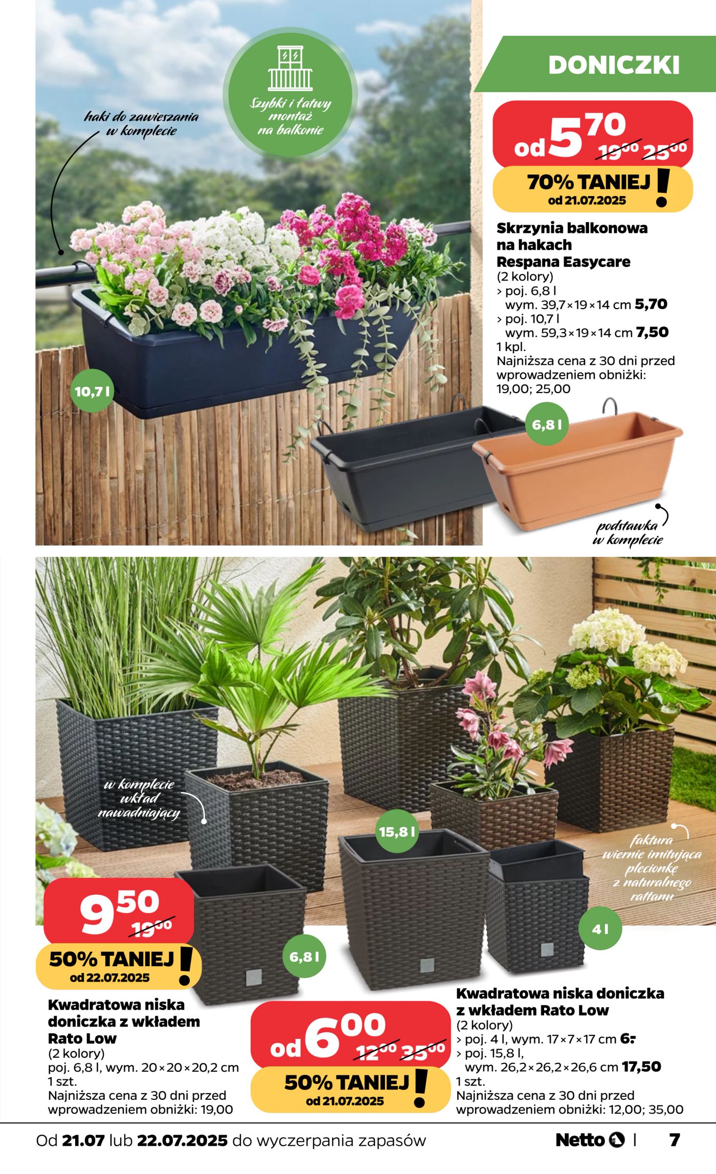 netto - Gazetka Netto - Katalog ogrod ważna od 21.07. - 31.07. - page: 7