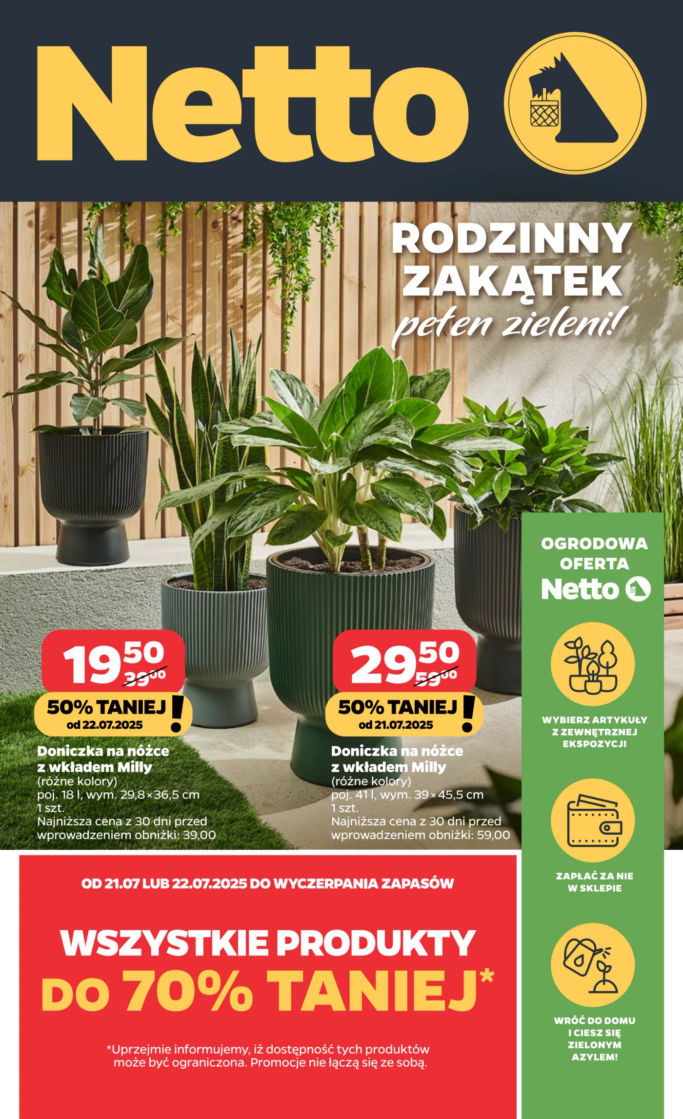 netto - Gazetka Netto - Katalog ogrod ważna od 21.07. - 31.07. - page: 1