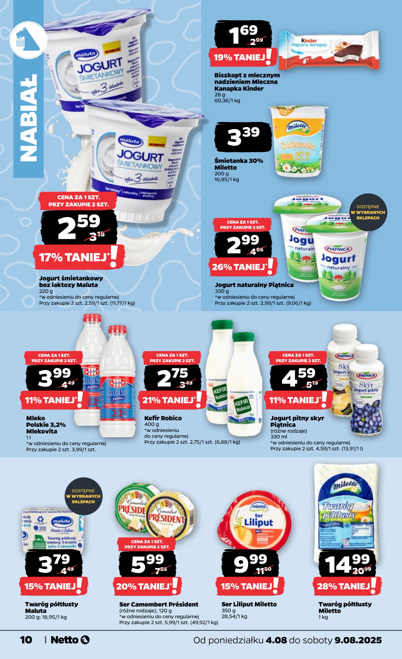 netto - Gazetka Netto - ważna od 04.08. do 09.08. - page: 10