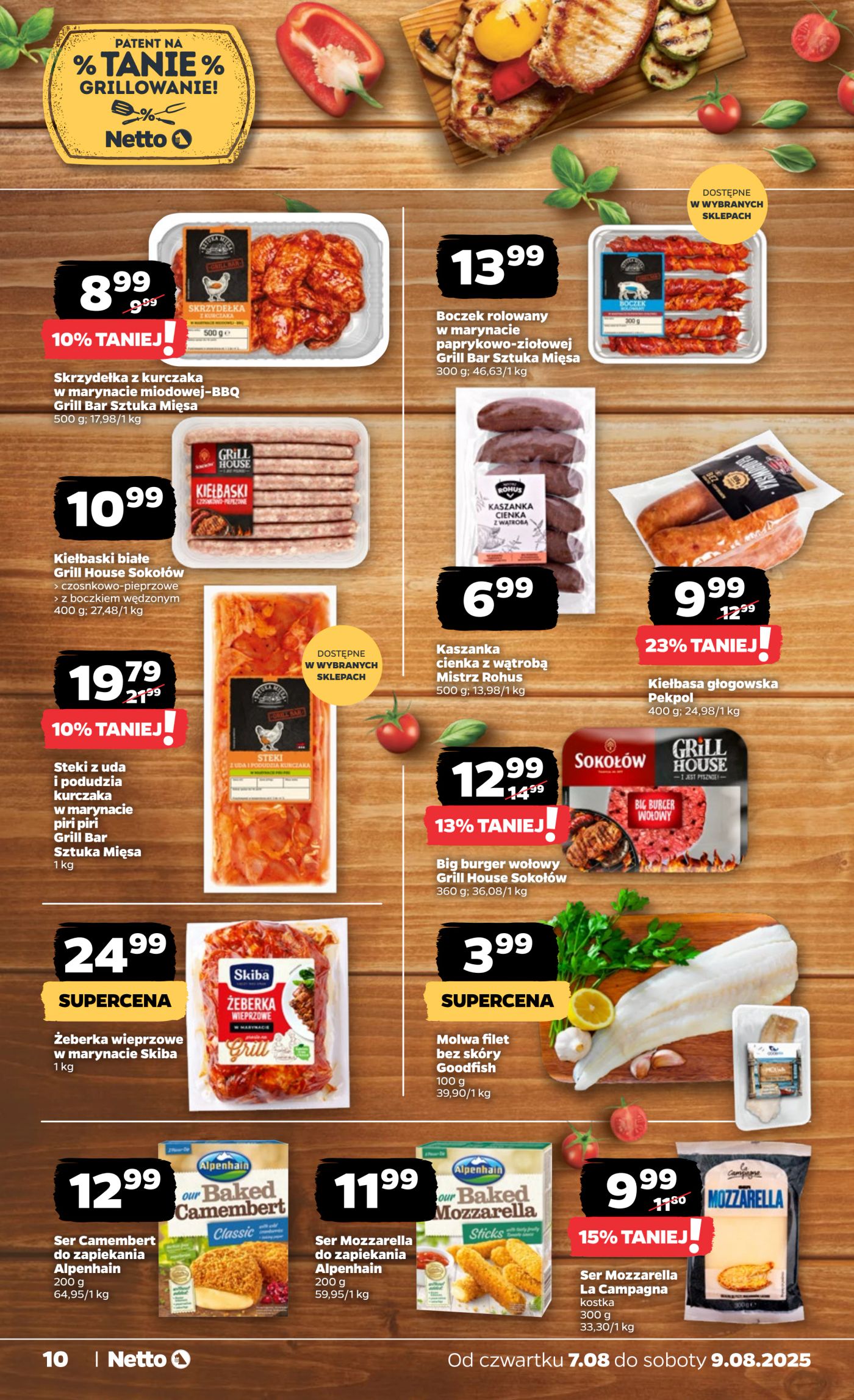 netto - Gazetka Netto - Food - ważna od 07.08. do 09.08. - page: 10