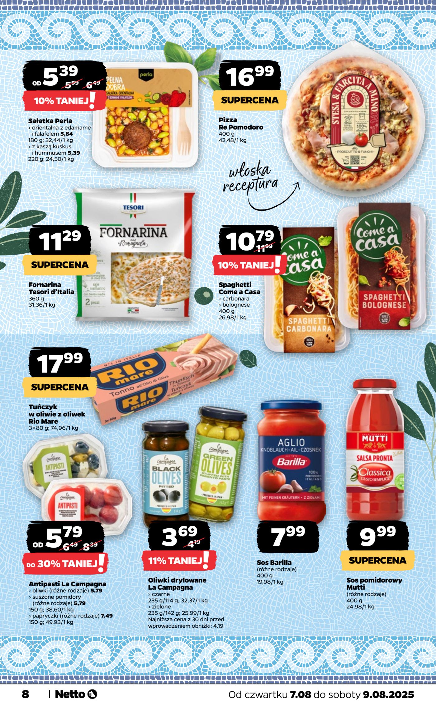 netto - Gazetka Netto - Food - ważna od 07.08. do 09.08. - page: 8