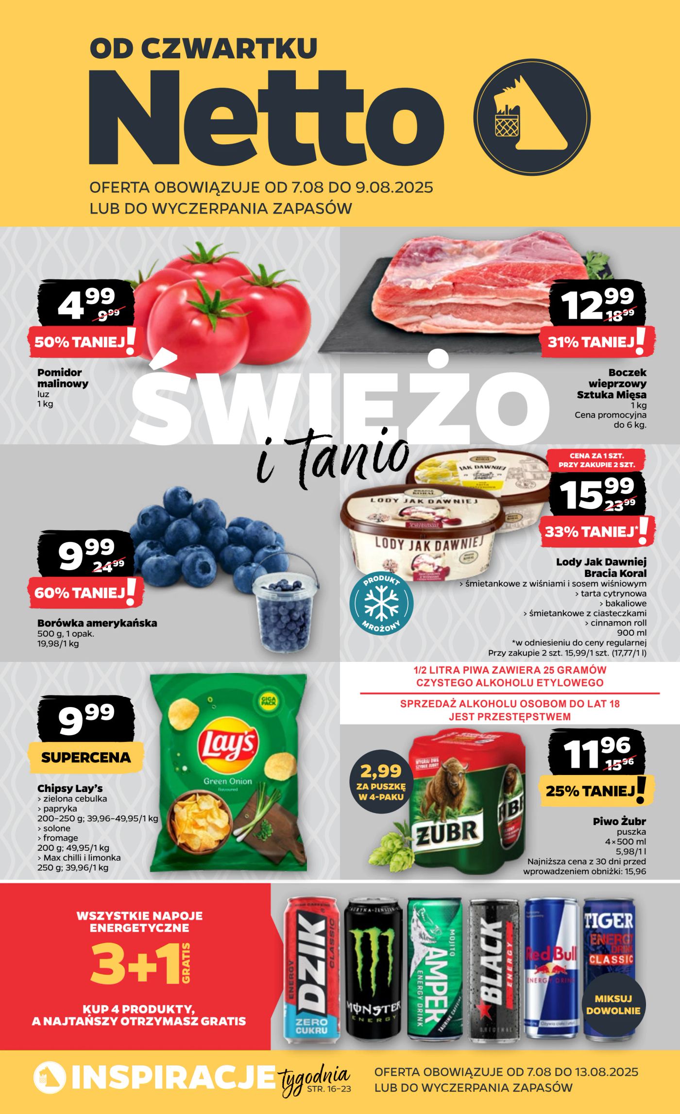 netto - Gazetka Netto - Food - ważna od 07.08. do 09.08. - page: 1