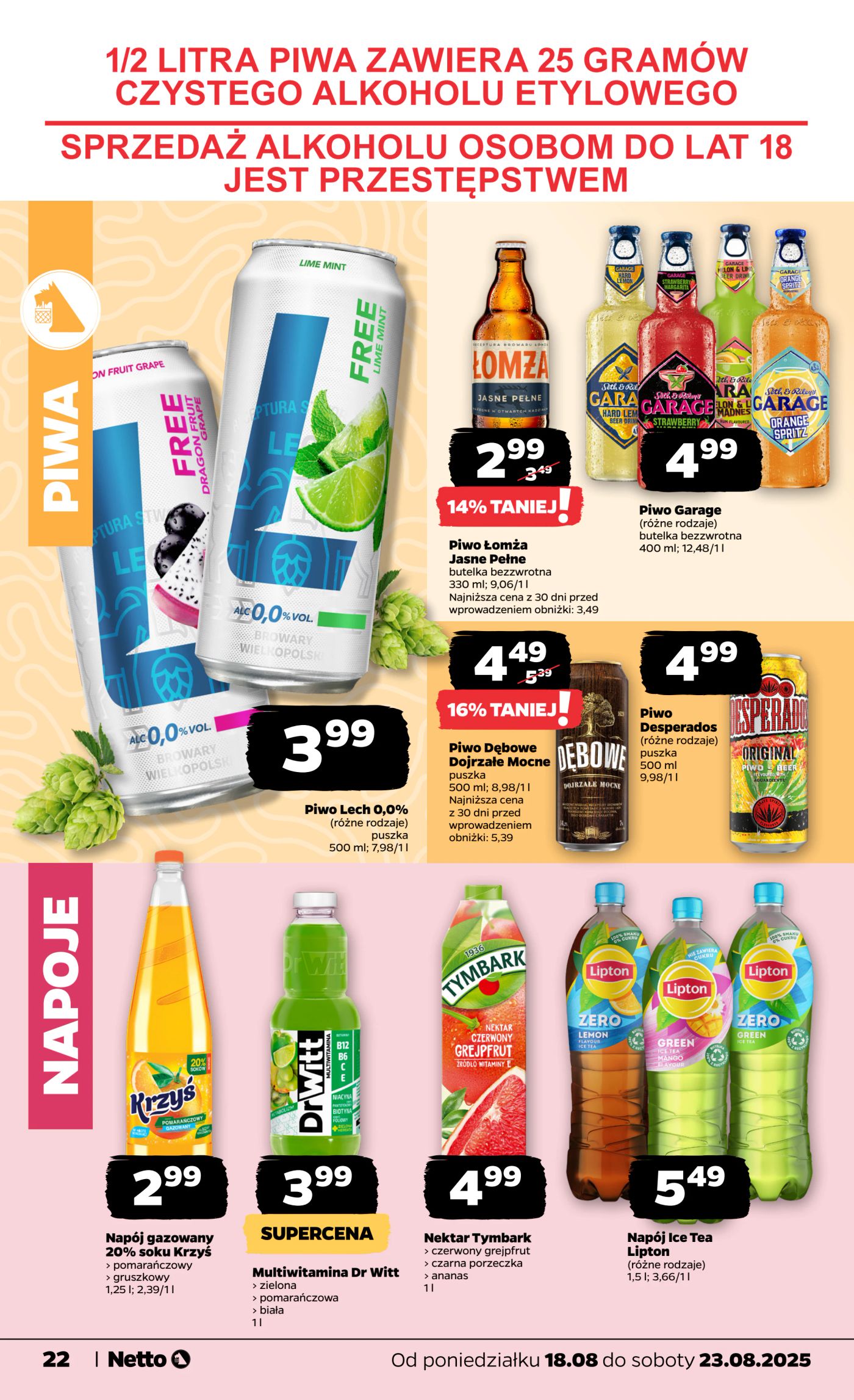 netto - Gazetka Netto - ważna od 18.08. do 23.08. - page: 22