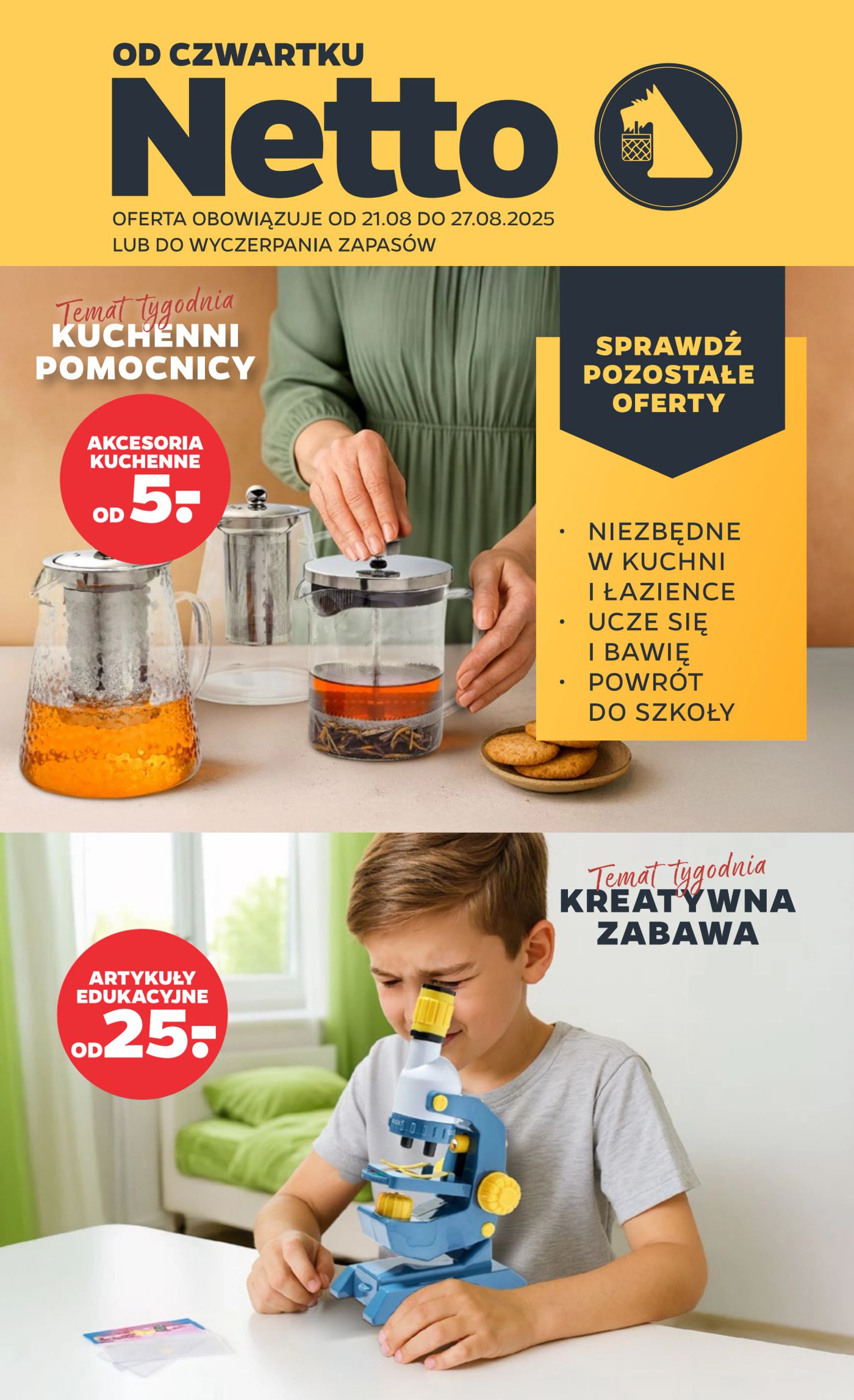 netto - Gazetka Netto - Non Food - ważna od 21.08. do 27.08.